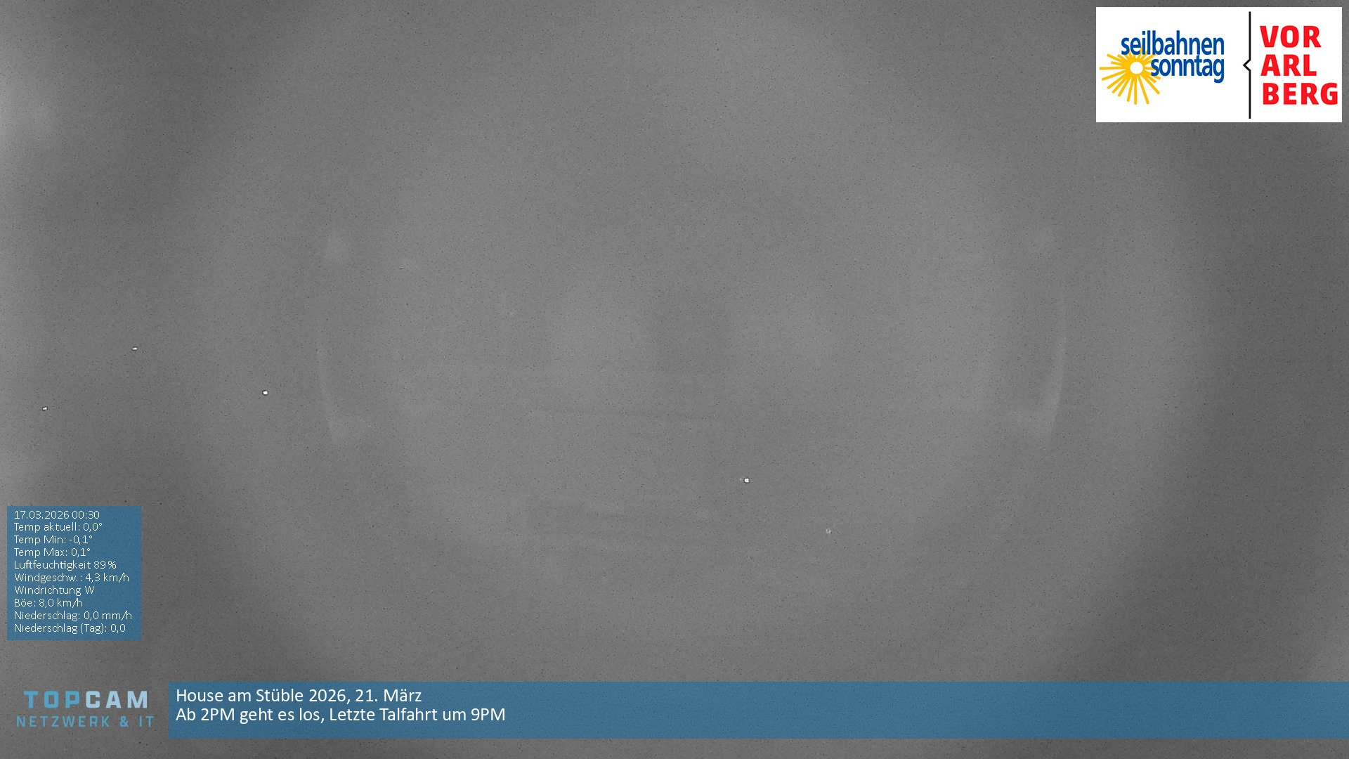 Archiv Foto Webcam Bergstation Pendelbahn in Sonntag