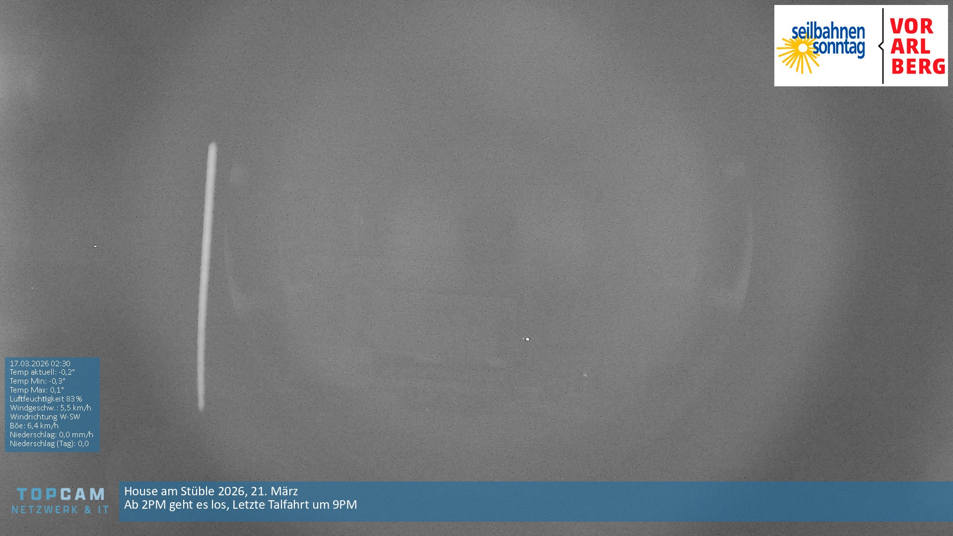 Archiv Foto Webcam Bergstation Pendelbahn in Sonntag