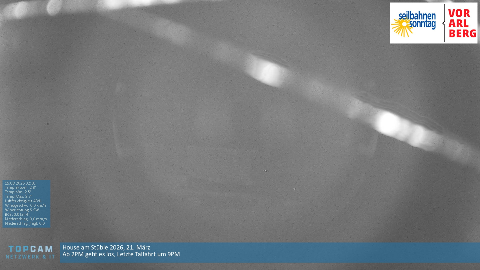 Archiv Foto Webcam Bergstation Pendelbahn in Sonntag