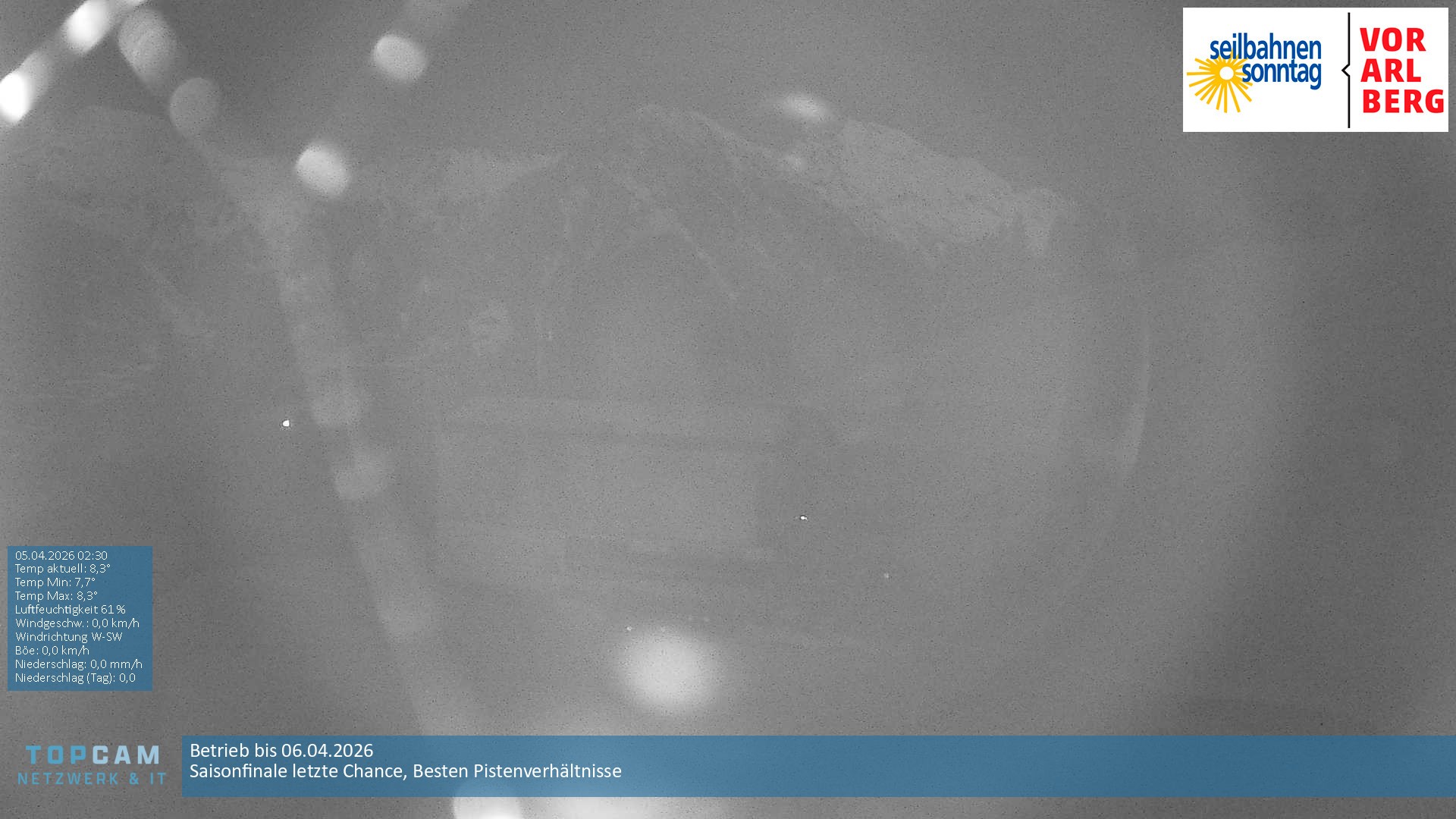 Archiv Foto Webcam Bergstation Pendelbahn in Sonntag