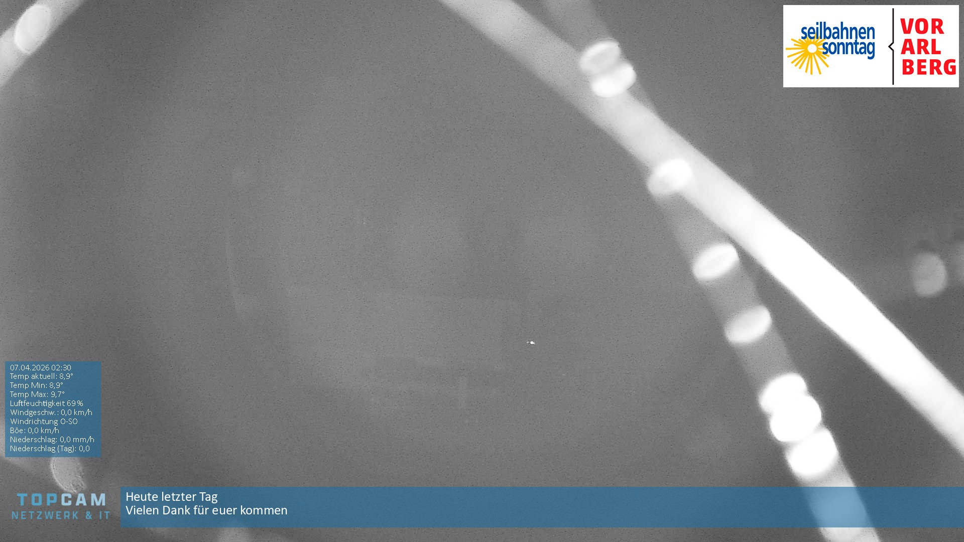 Archiv Foto Webcam Bergstation Pendelbahn in Sonntag