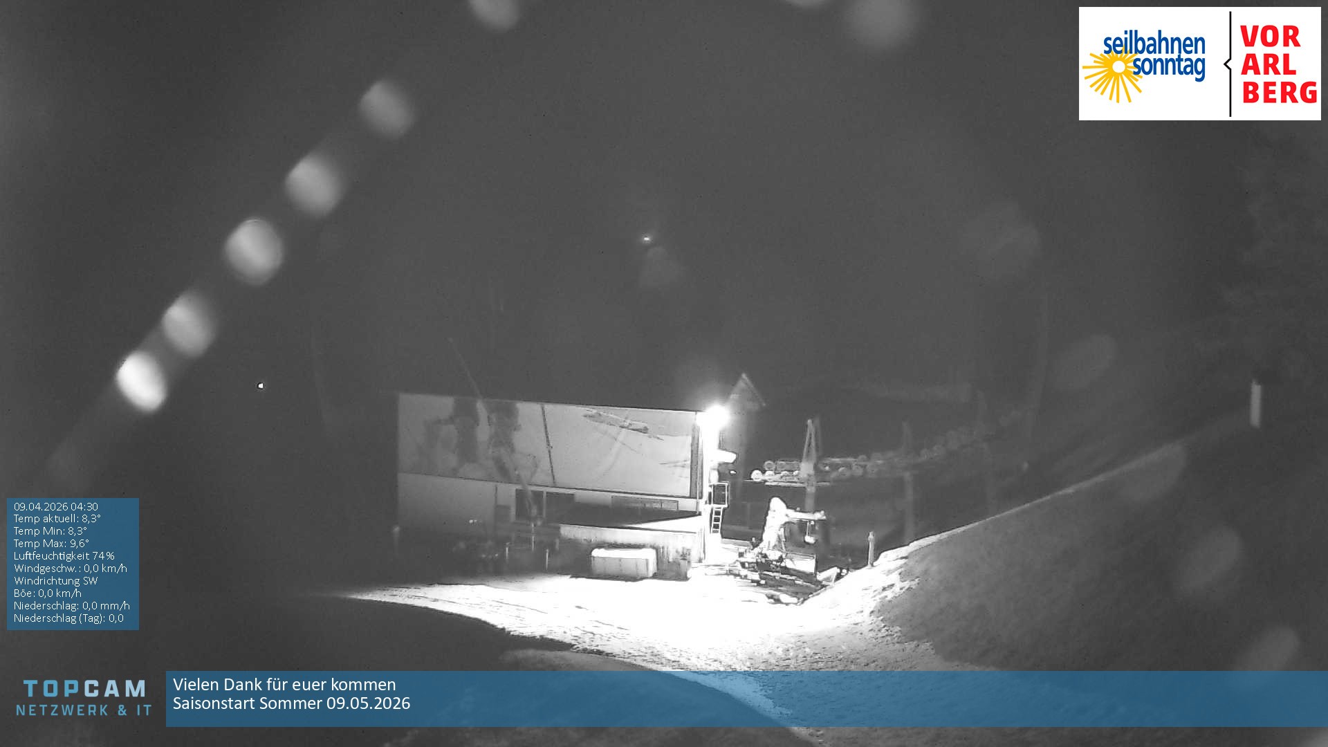 Archiv Foto Webcam Bergstation Pendelbahn in Sonntag