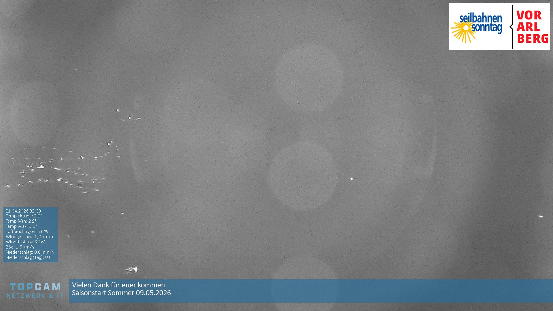 Archiv Foto Webcam Bergstation Pendelbahn in Sonntag