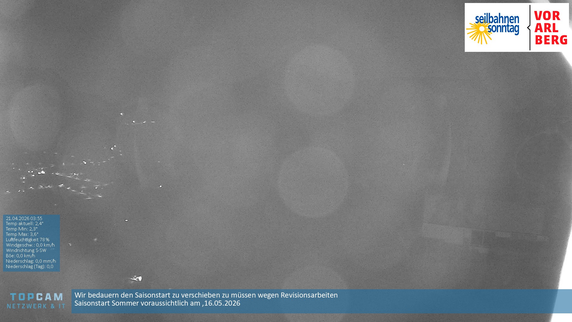 Archiv Foto Webcam Bergstation Pendelbahn in Sonntag