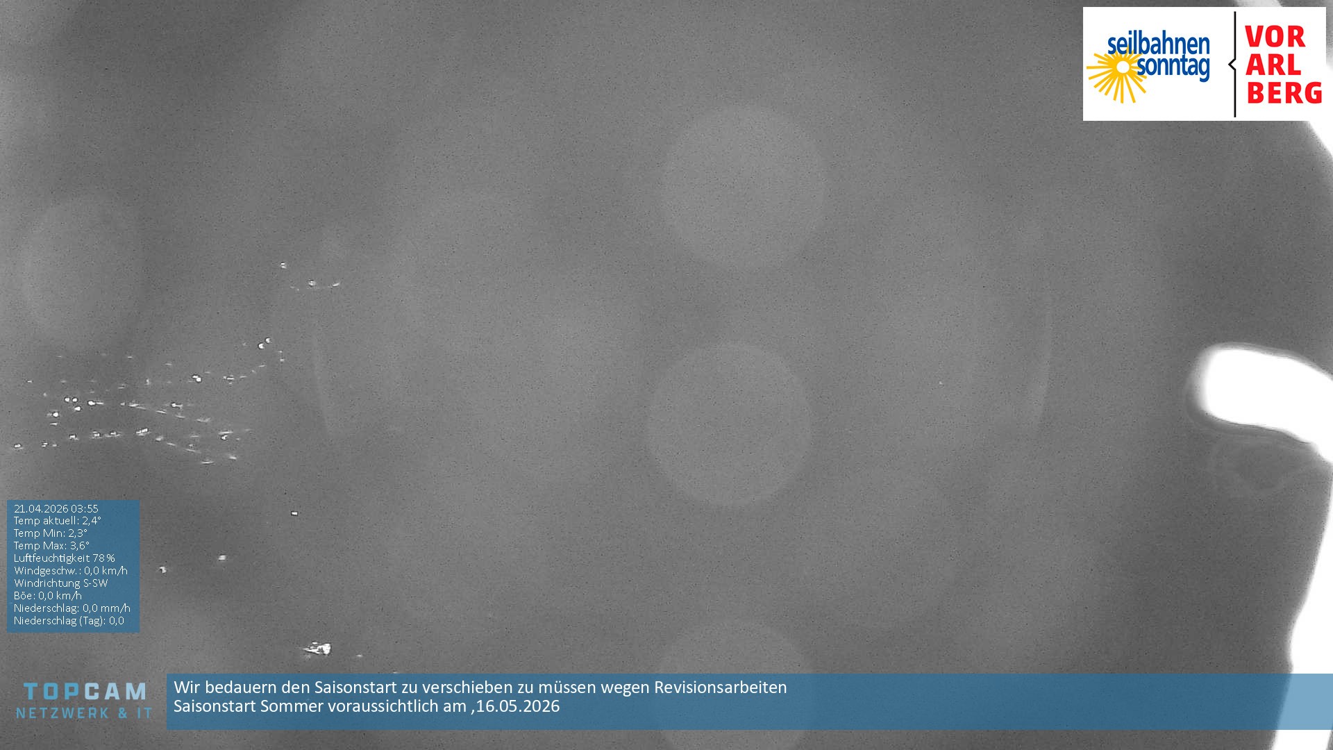 Archiv Foto Webcam Bergstation Pendelbahn in Sonntag