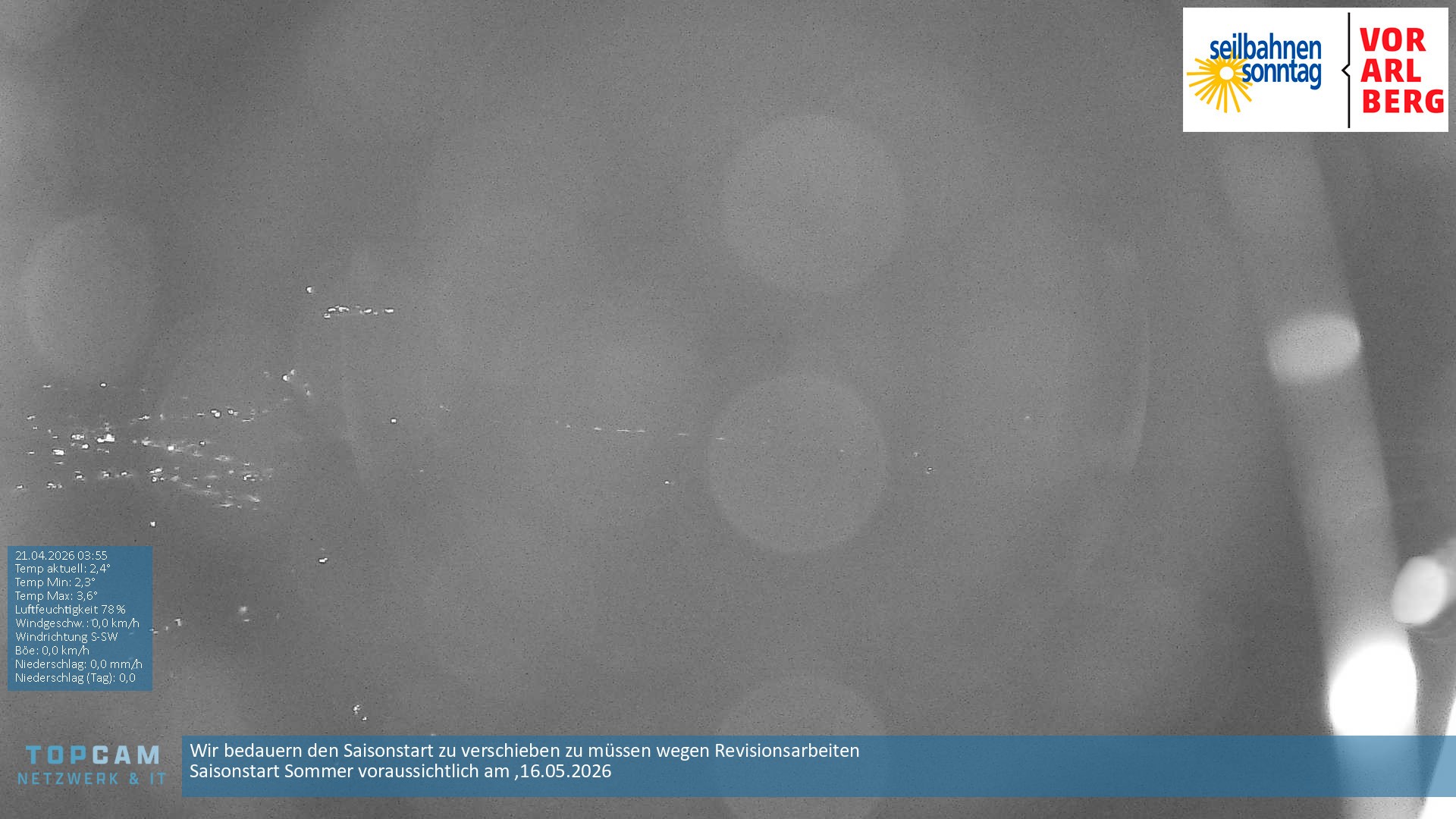 Archiv Foto Webcam Bergstation Pendelbahn in Sonntag