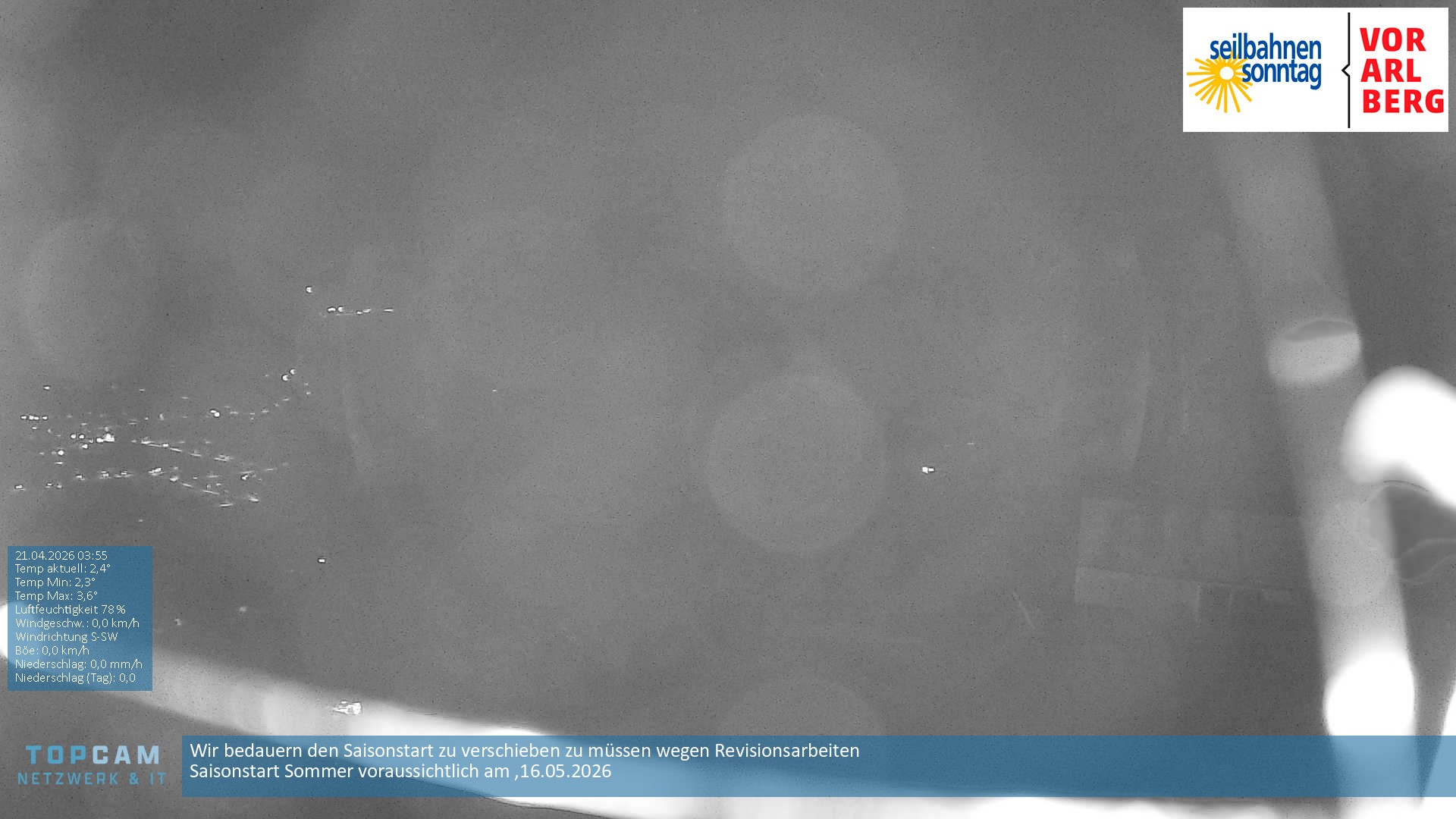 Archiv Foto Webcam Bergstation Pendelbahn in Sonntag
