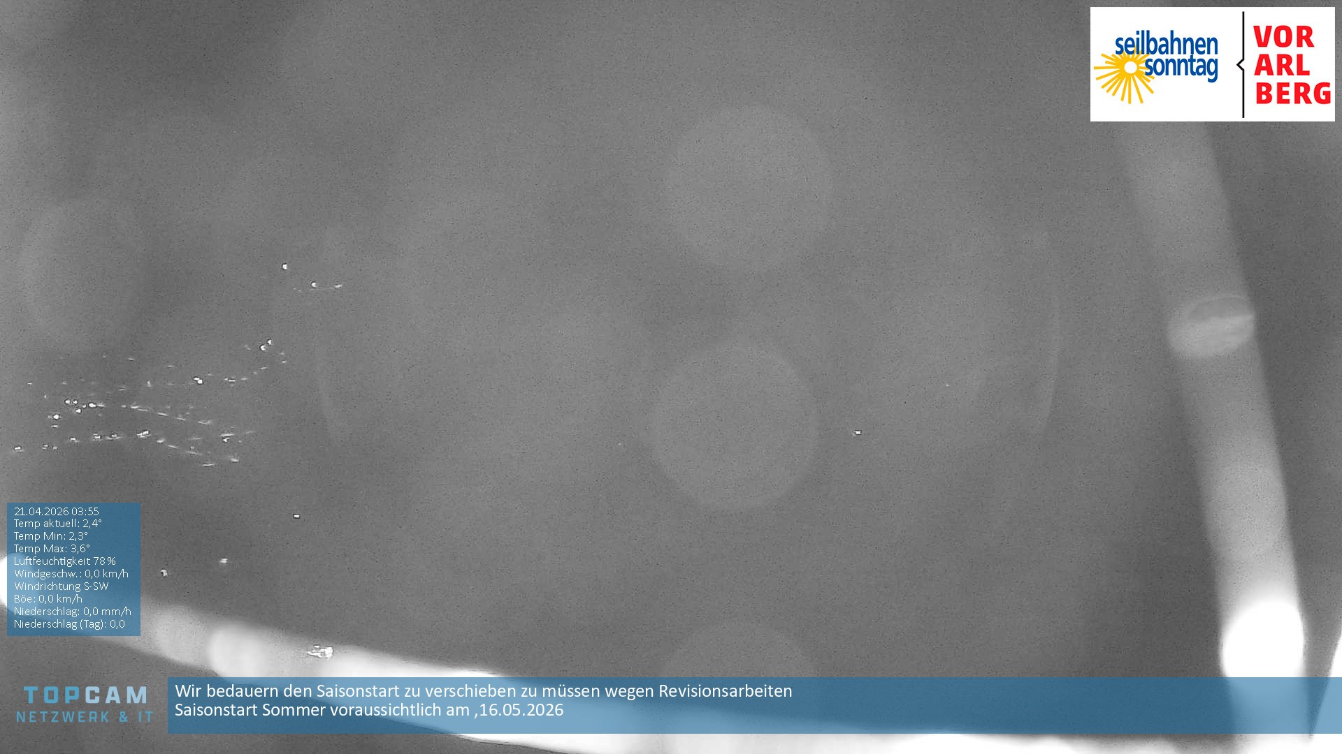 Archiv Foto Webcam Bergstation Pendelbahn in Sonntag