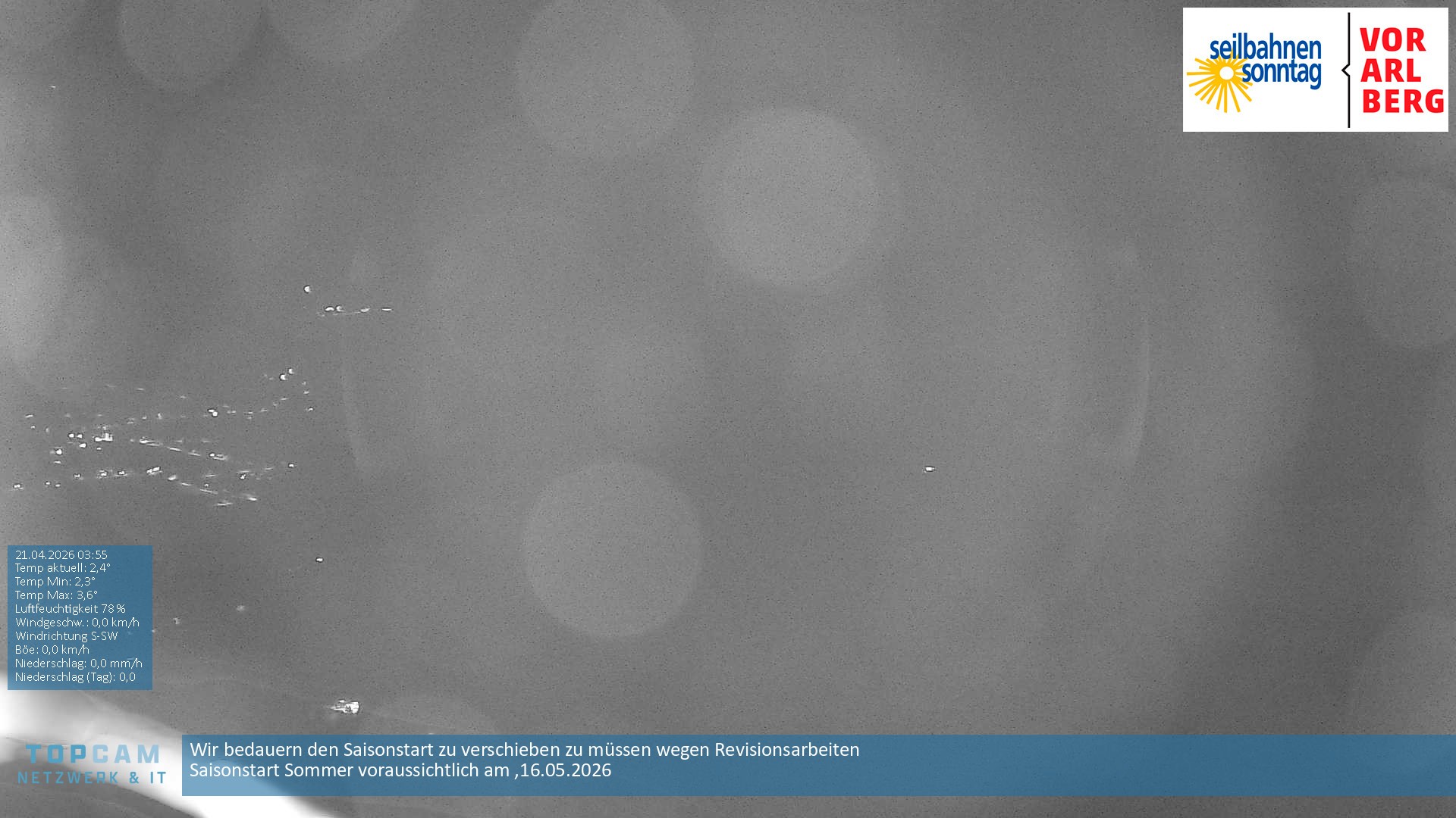 Archiv Foto Webcam Bergstation Pendelbahn in Sonntag