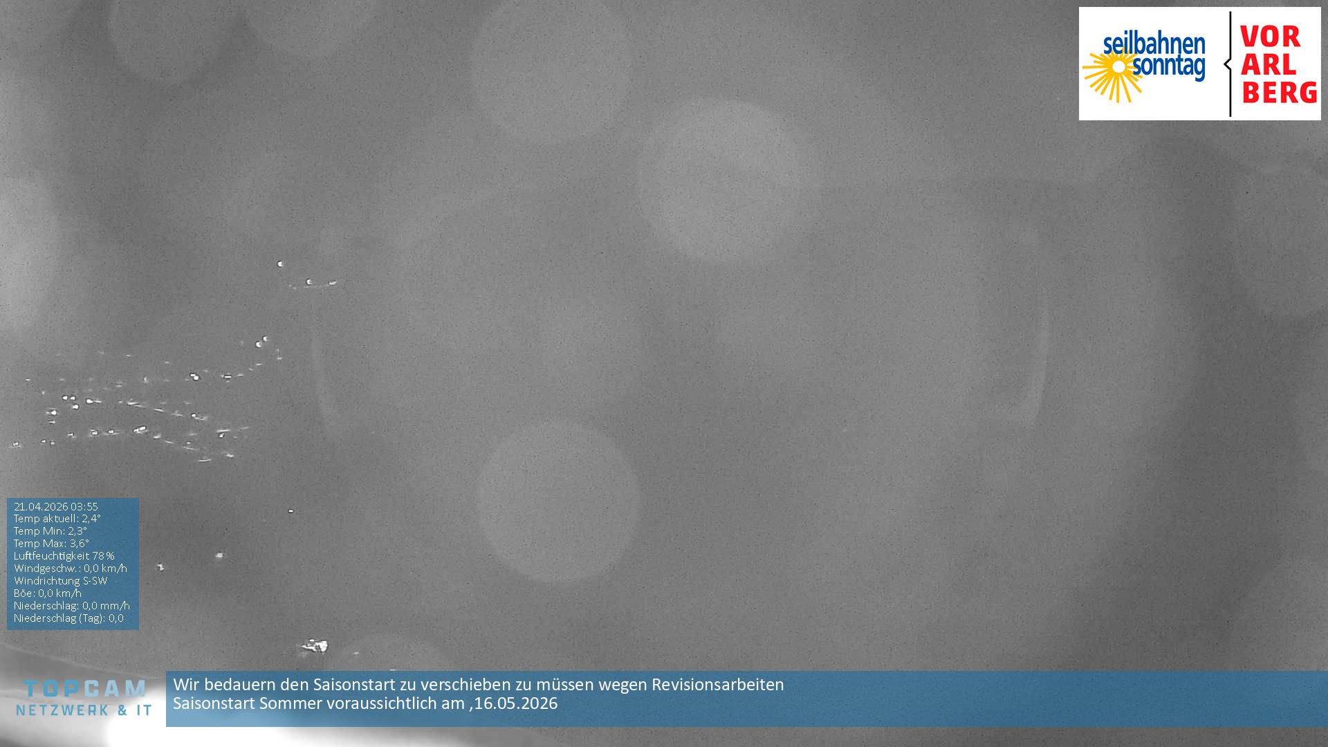 Archiv Foto Webcam Bergstation Pendelbahn in Sonntag