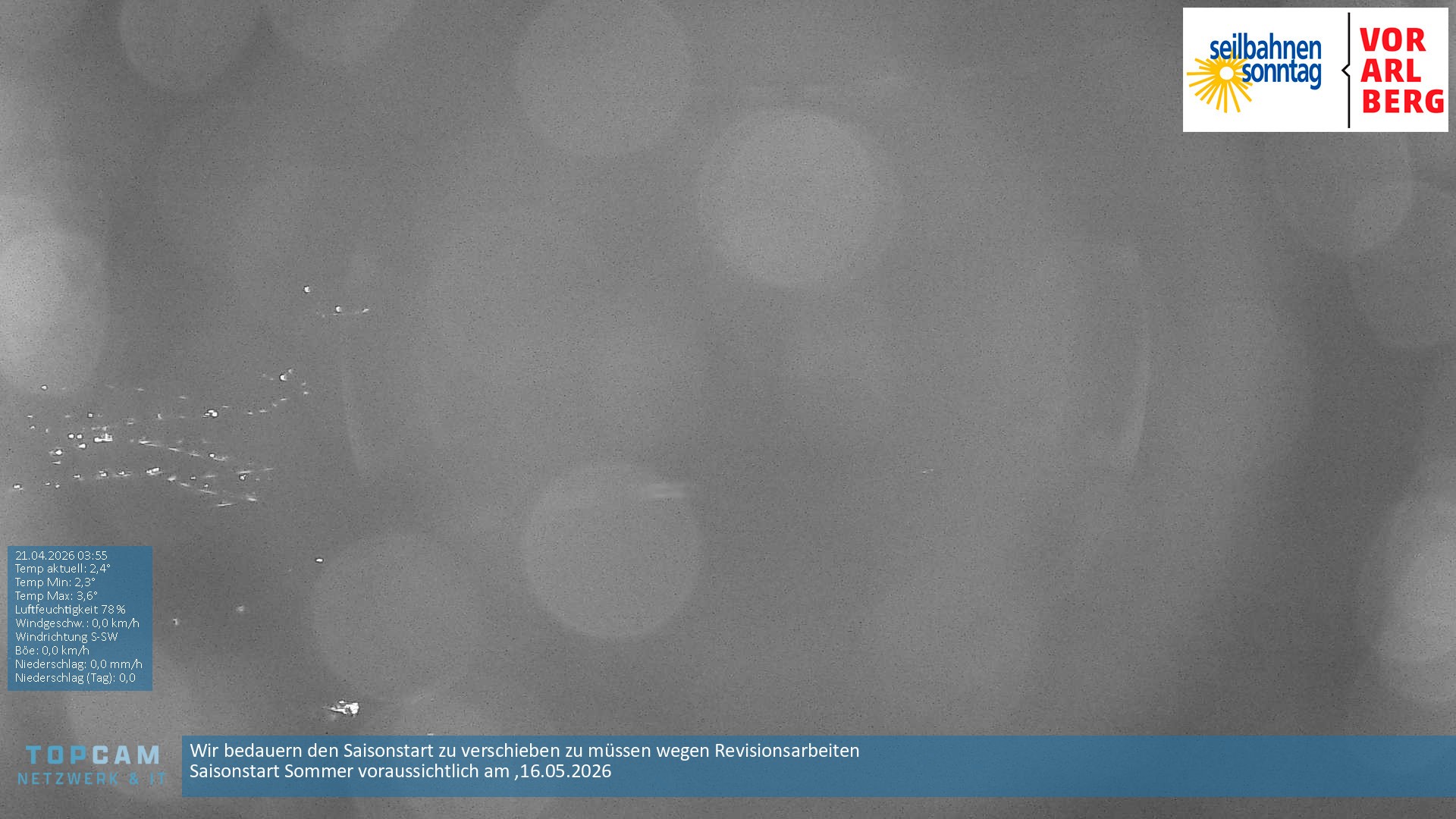 Archiv Foto Webcam Bergstation Pendelbahn in Sonntag