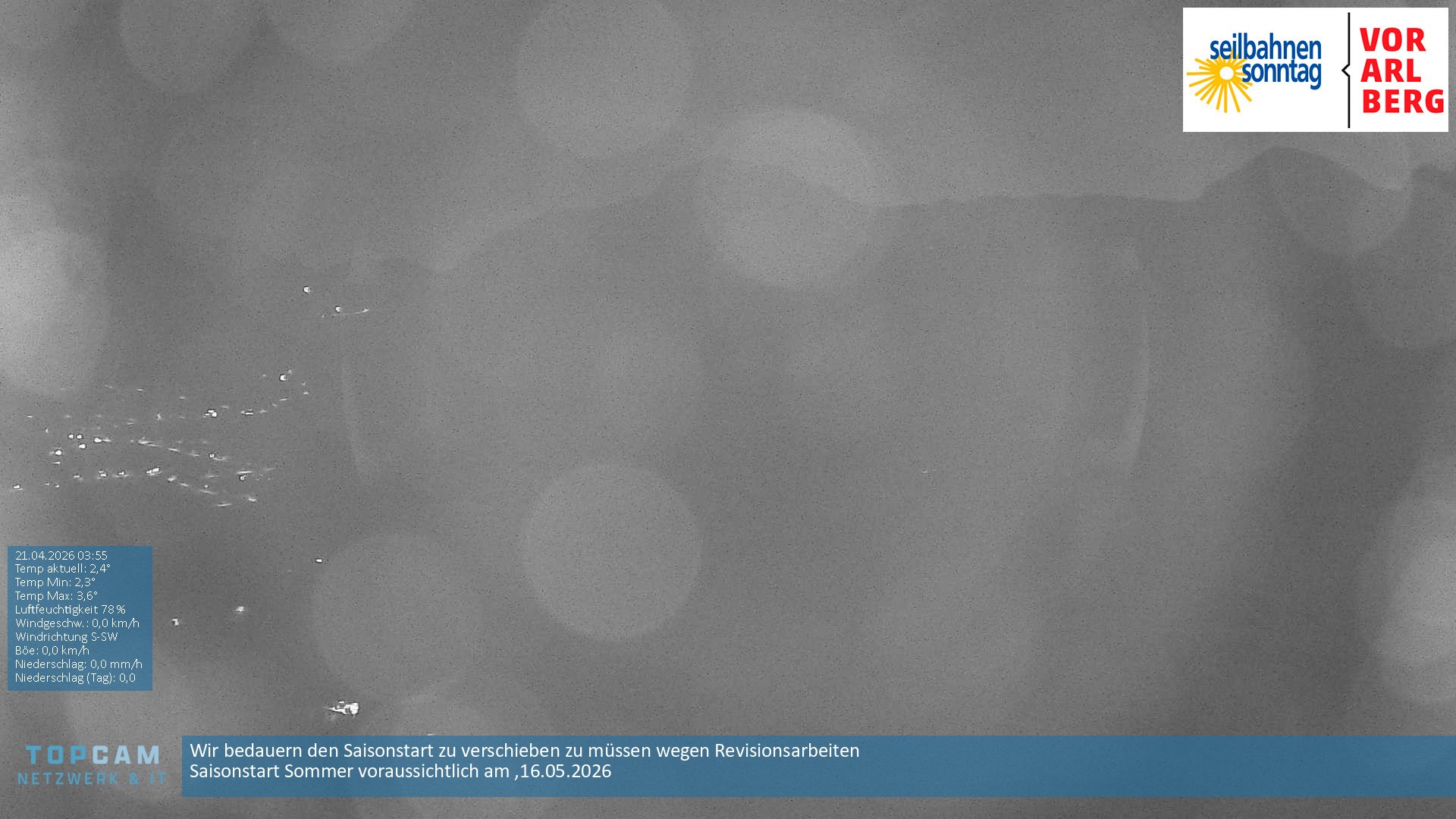 Archiv Foto Webcam Bergstation Pendelbahn in Sonntag