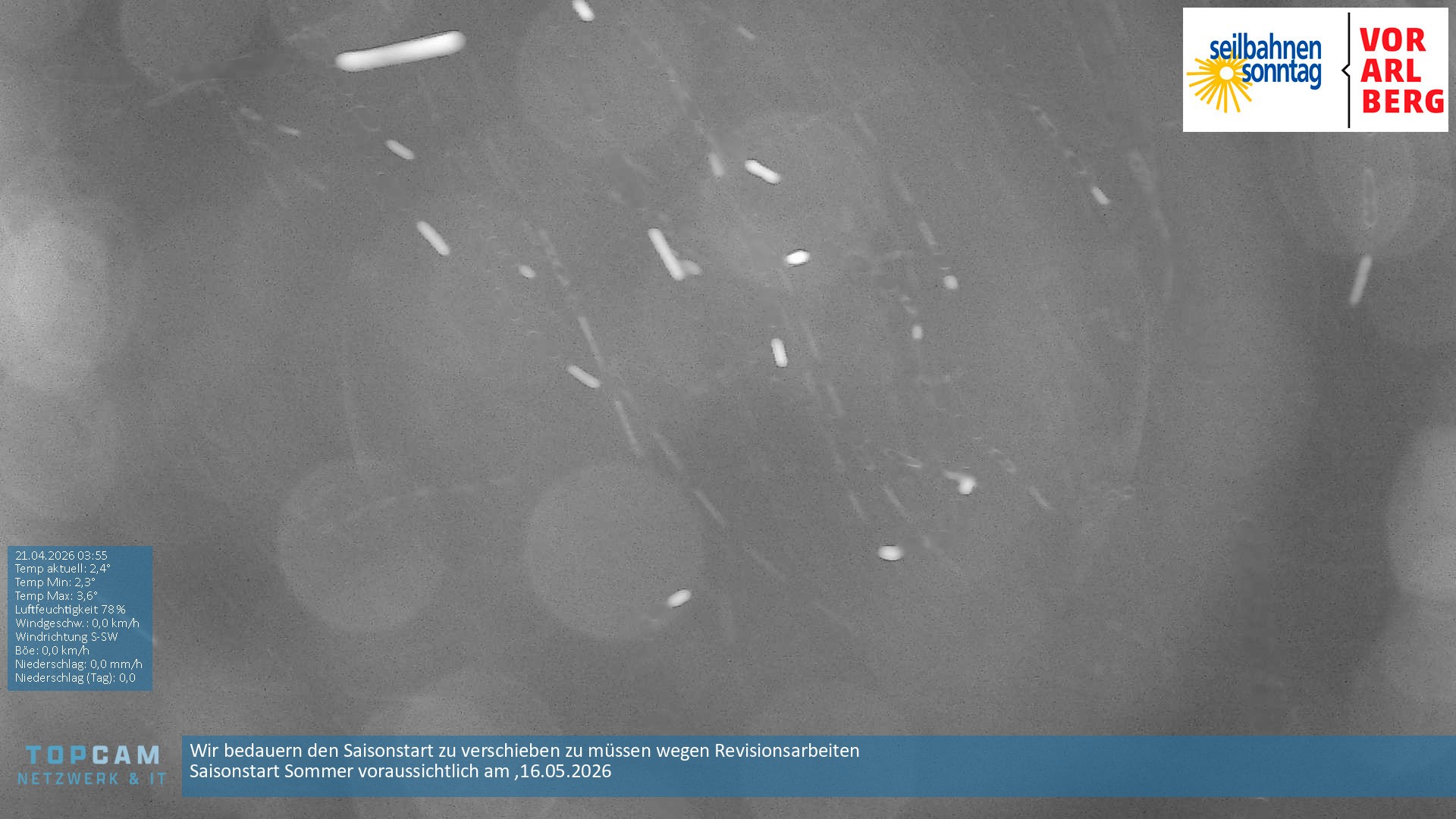 Archiv Foto Webcam Bergstation Pendelbahn in Sonntag