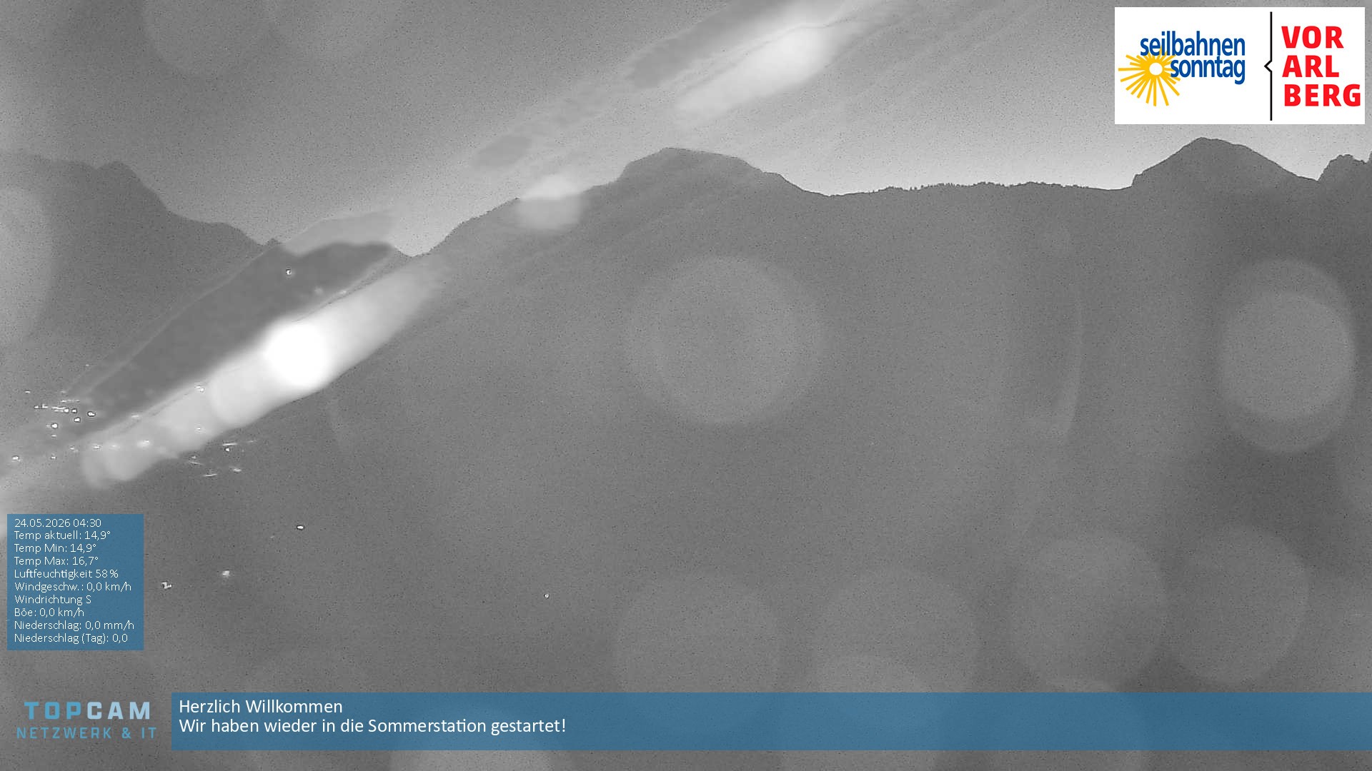 Archiv Foto Webcam Bergstation Pendelbahn in Sonntag