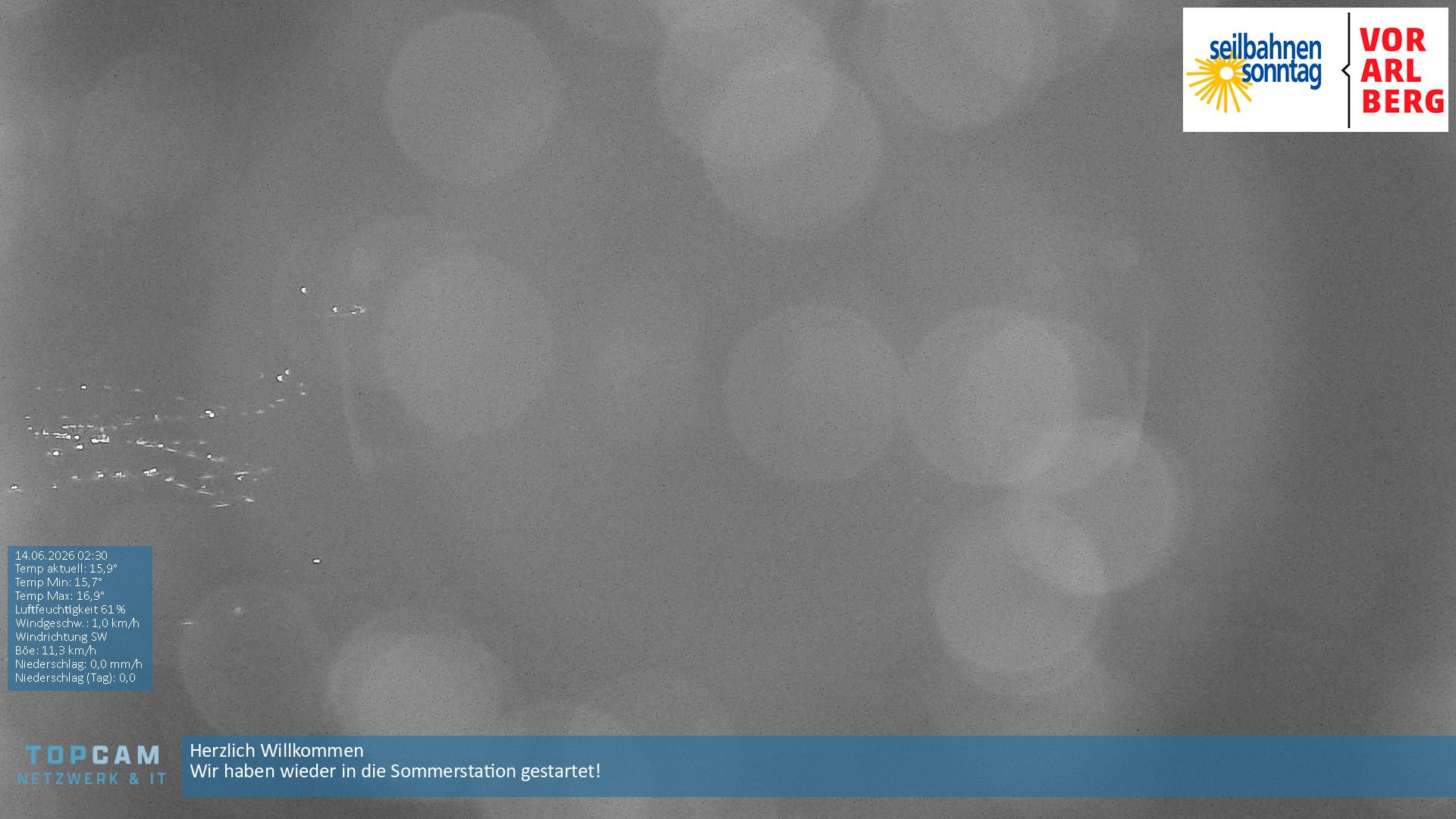 Archiv Foto Webcam Bergstation Pendelbahn in Sonntag