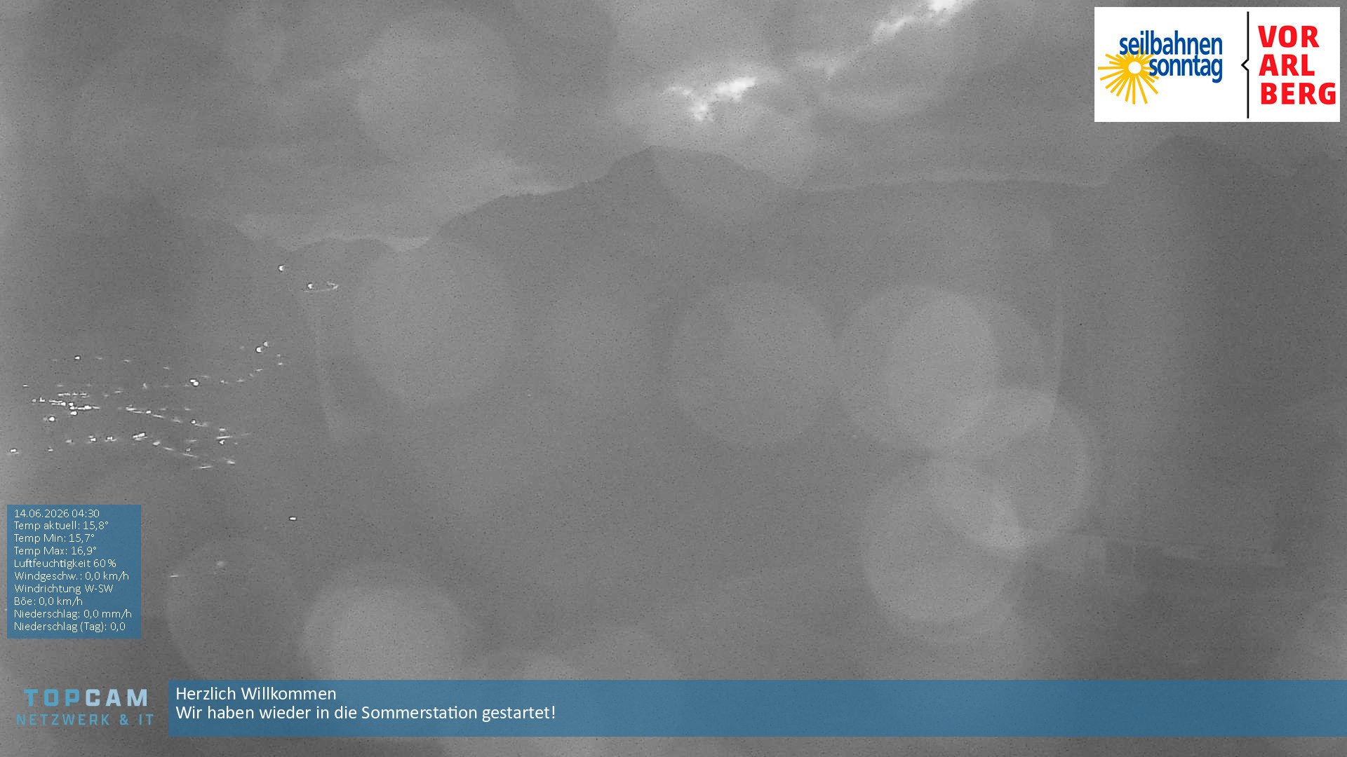 Archiv Foto Webcam Bergstation Pendelbahn in Sonntag