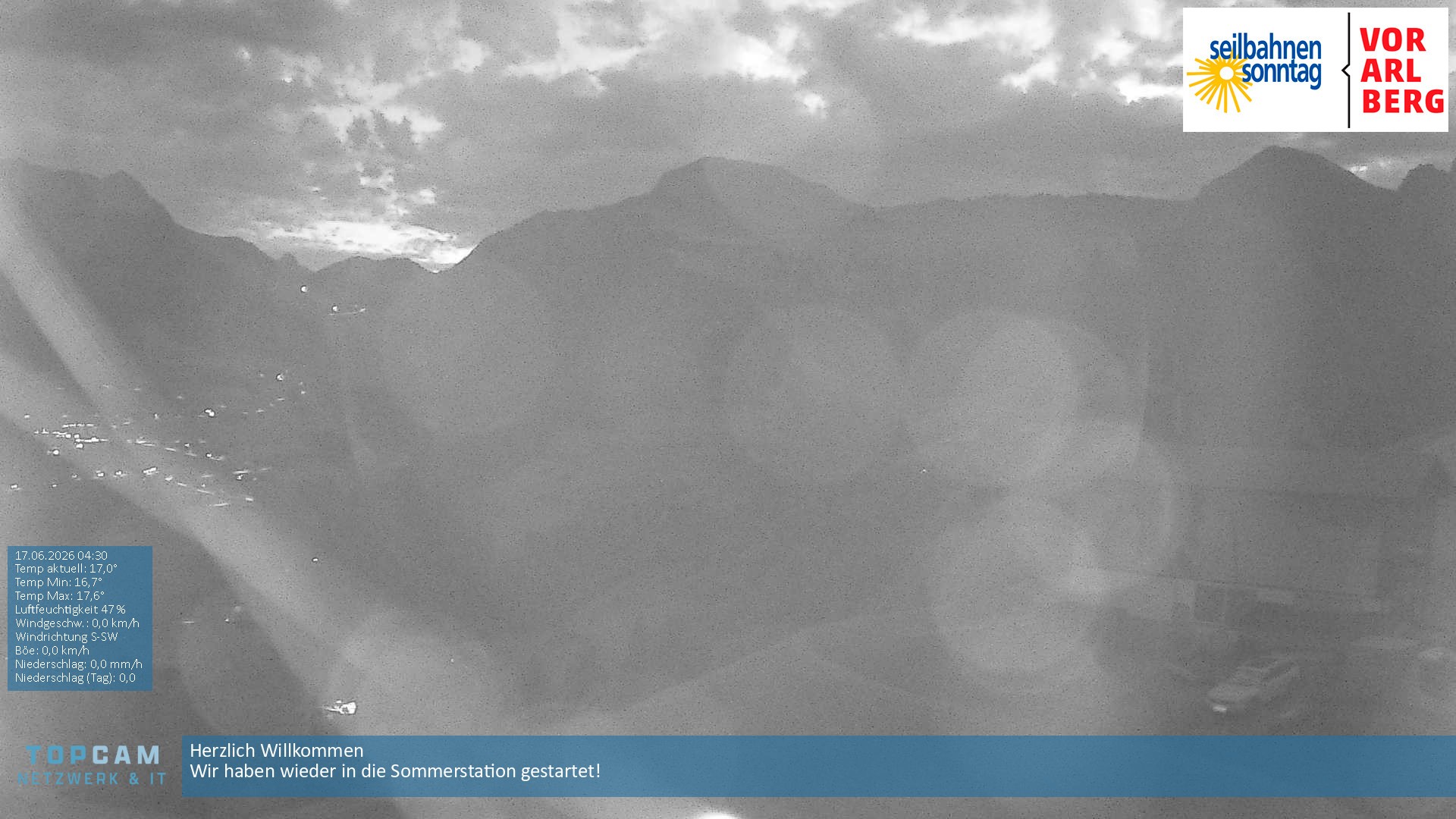 Archiv Foto Webcam Bergstation Pendelbahn in Sonntag