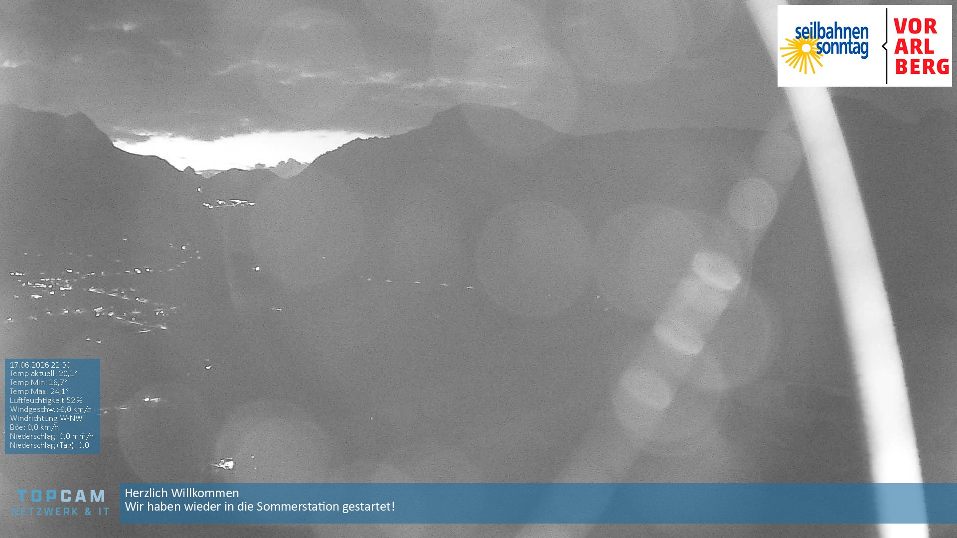Archiv Foto Webcam Bergstation Pendelbahn in Sonntag