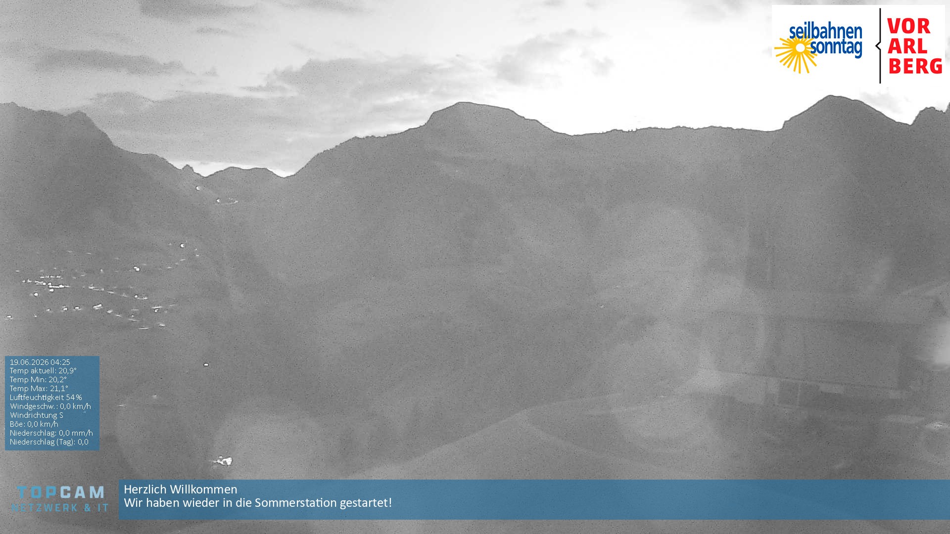 Archived image Webcam top station Stein, Sonntag