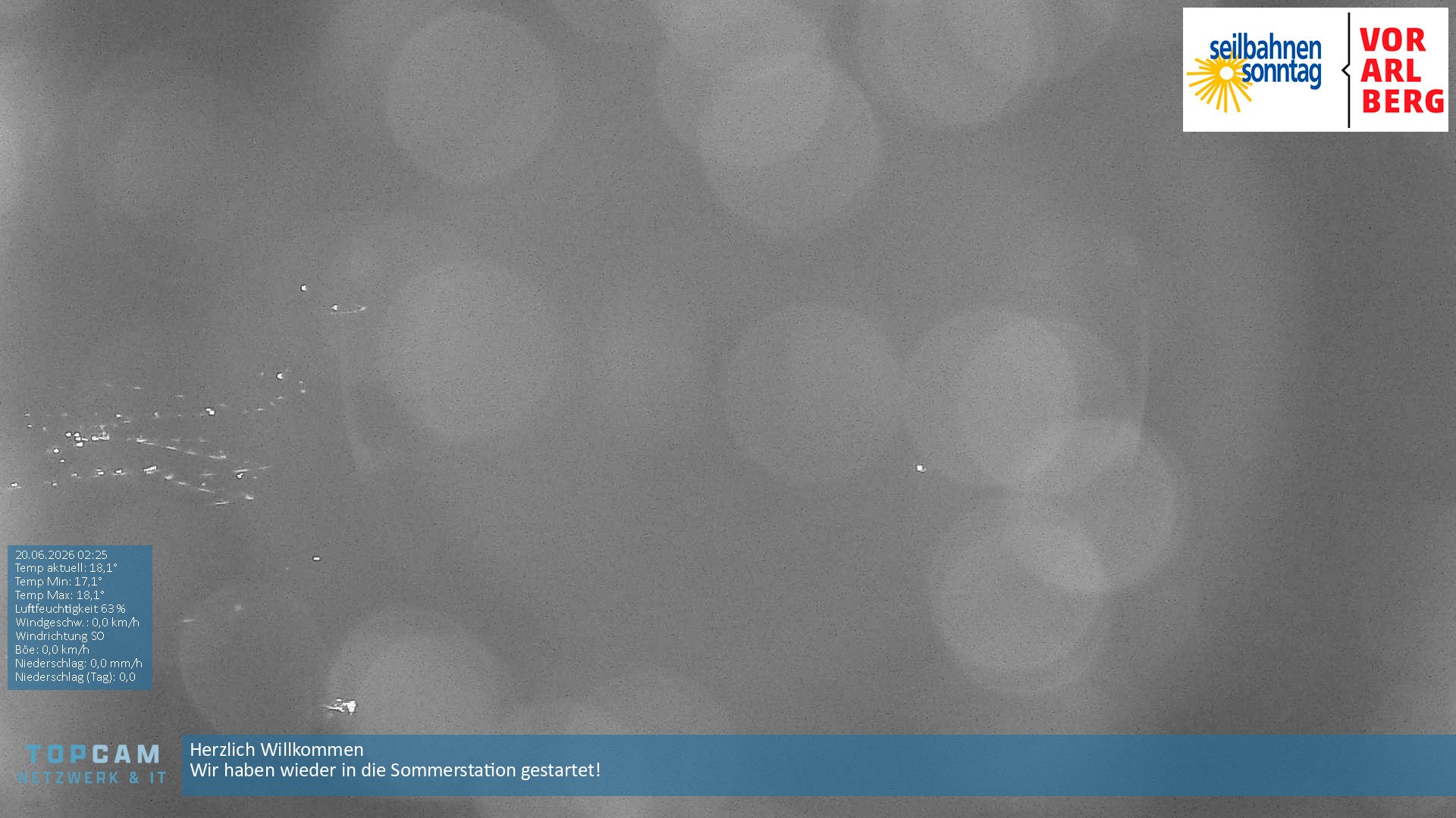 Archiv Foto Webcam Bergstation Pendelbahn in Sonntag