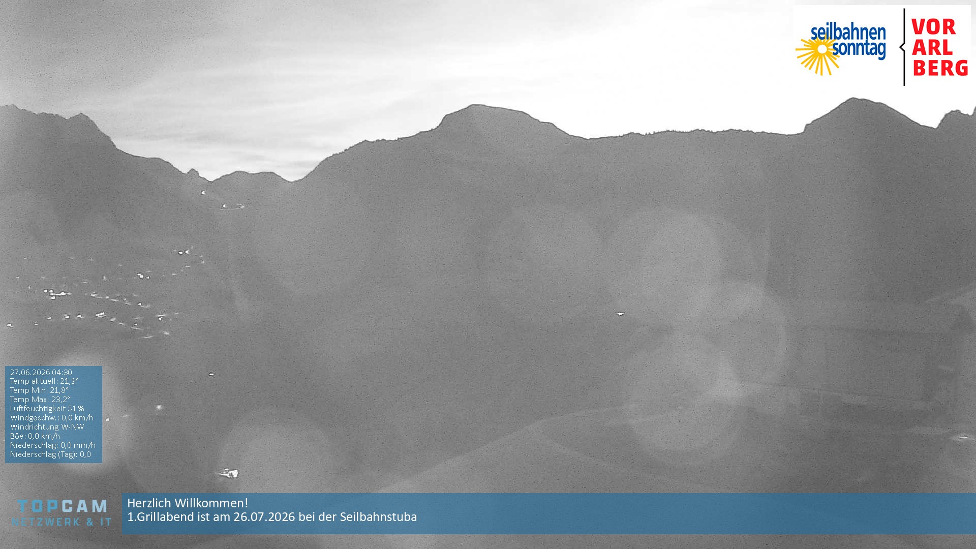 Archiv Foto Webcam Bergstation Pendelbahn in Sonntag