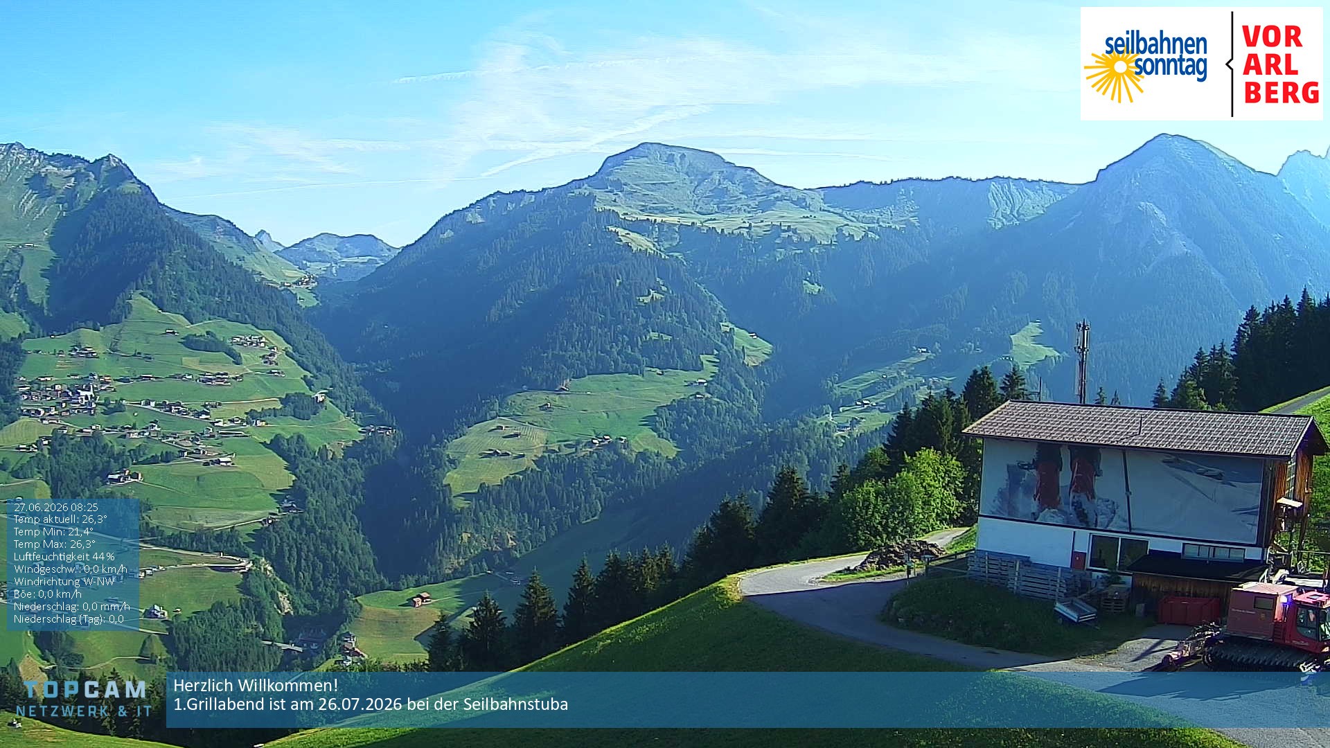 Archiv Foto Webcam Bergstation Pendelbahn in Sonntag