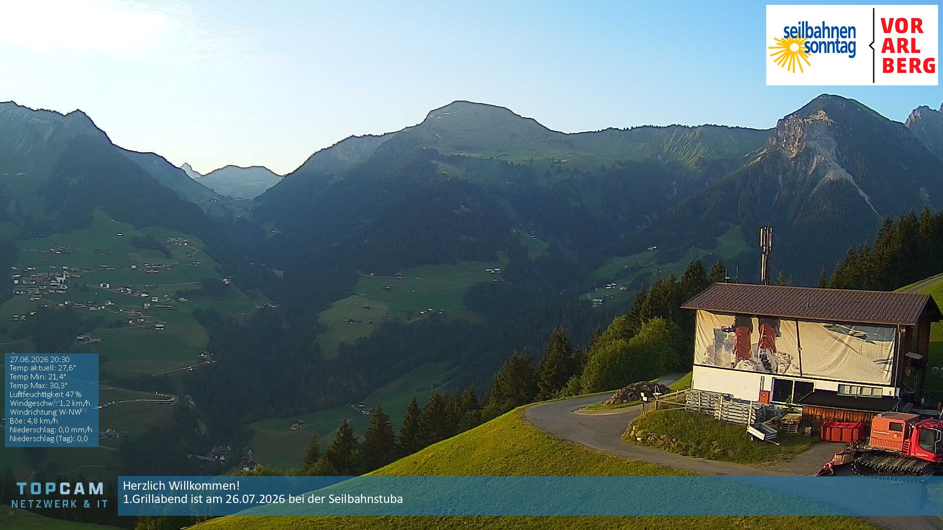 Archiv Foto Webcam Bergstation Pendelbahn in Sonntag