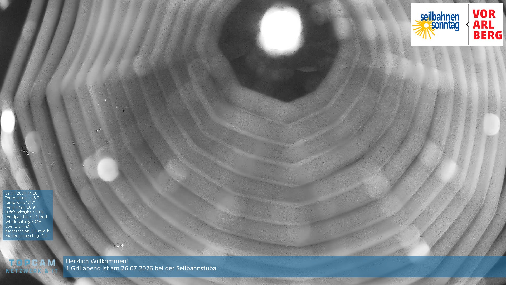 Archiv Foto Webcam Bergstation Pendelbahn in Sonntag
