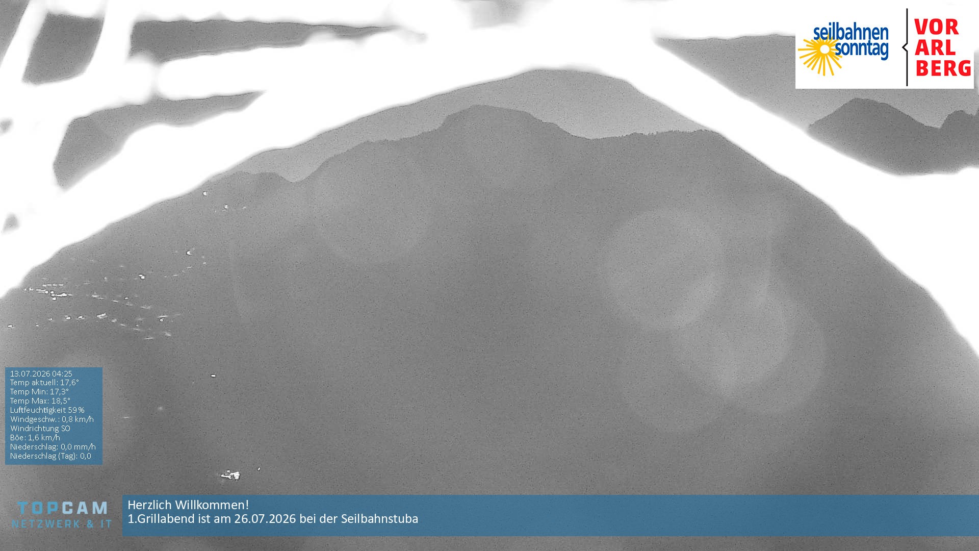 Archiv Foto Webcam Bergstation Pendelbahn in Sonntag