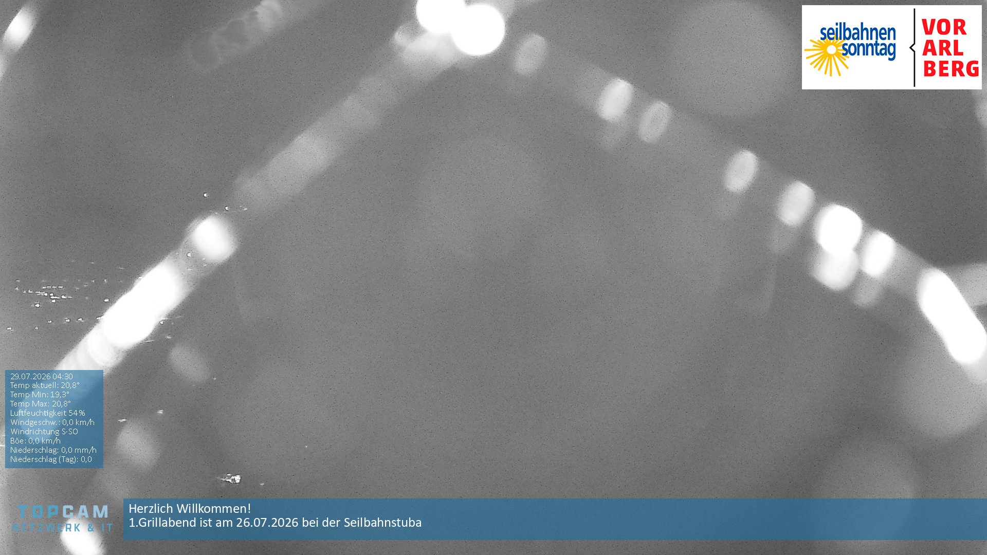 Archiv Foto Webcam Bergstation Pendelbahn in Sonntag