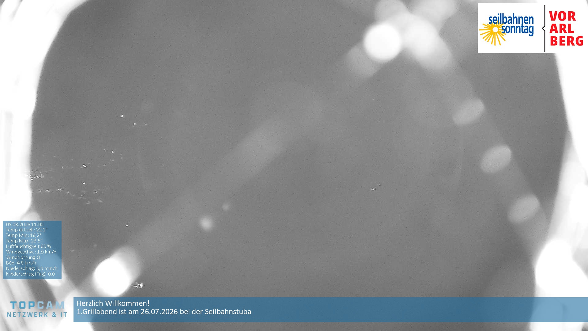 Archiv Foto Webcam Bergstation Pendelbahn in Sonntag