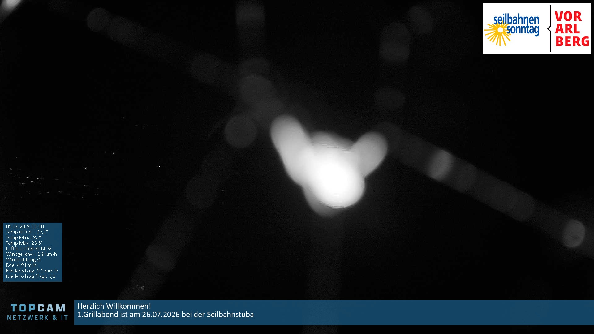 Archiv Foto Webcam Bergstation Pendelbahn in Sonntag