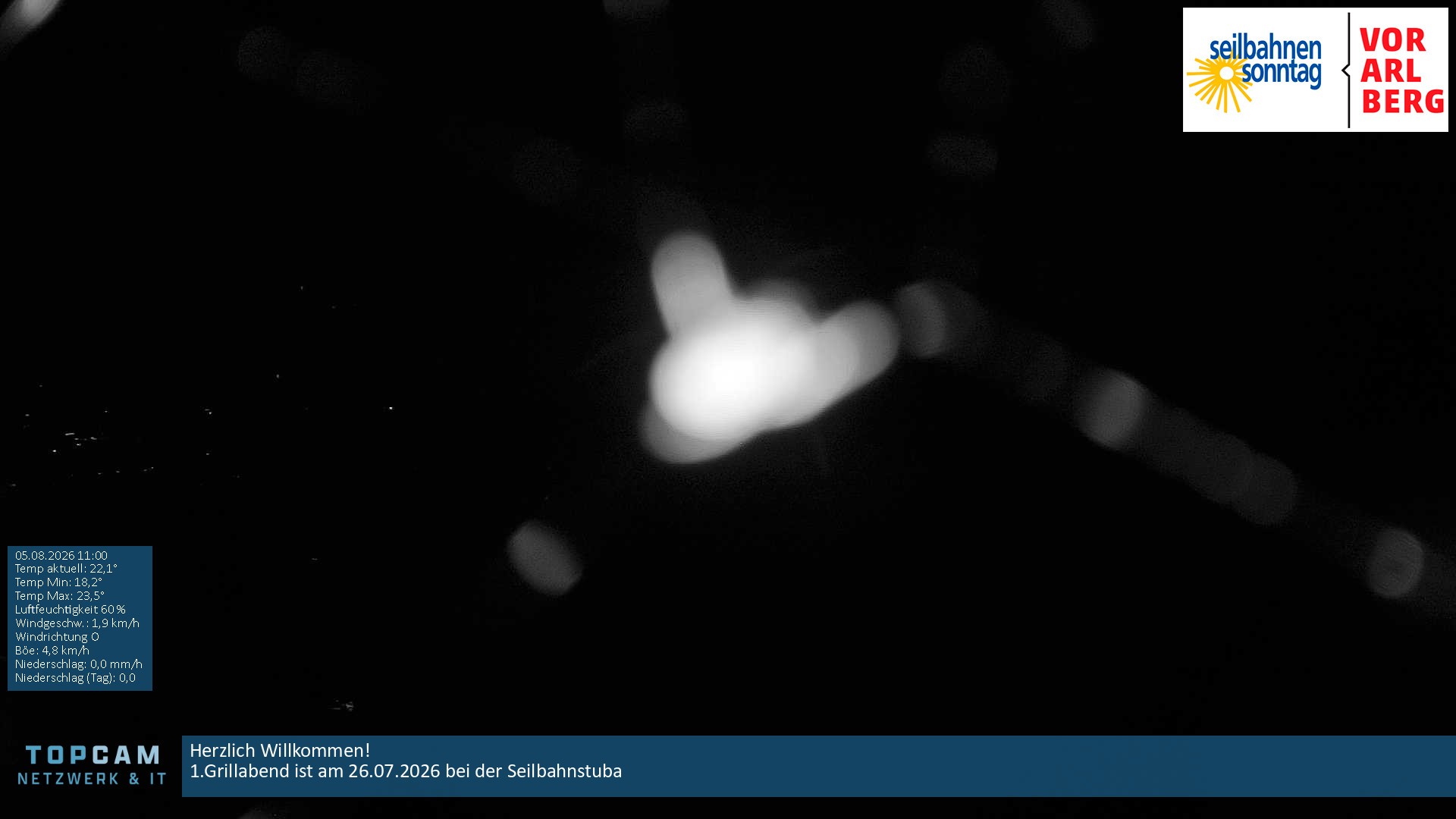 Archiv Foto Webcam Bergstation Pendelbahn in Sonntag