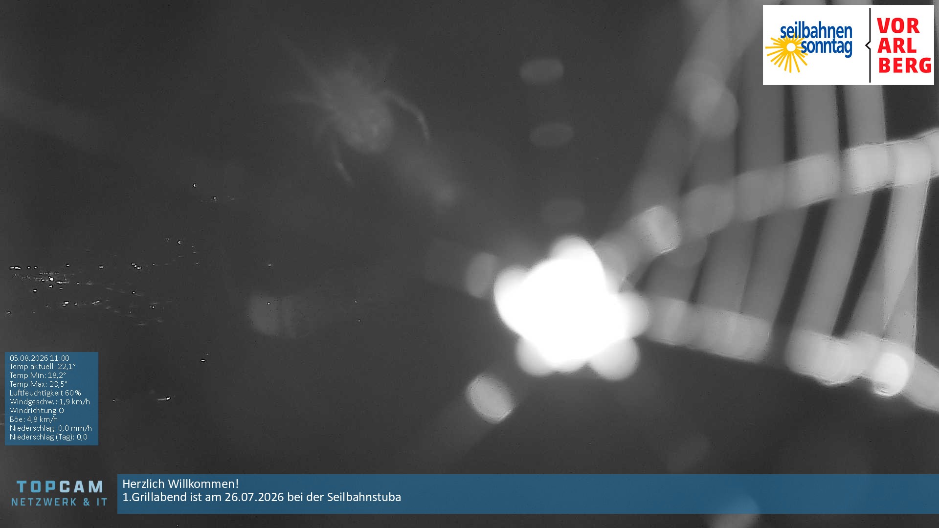 Archiv Foto Webcam Bergstation Pendelbahn in Sonntag