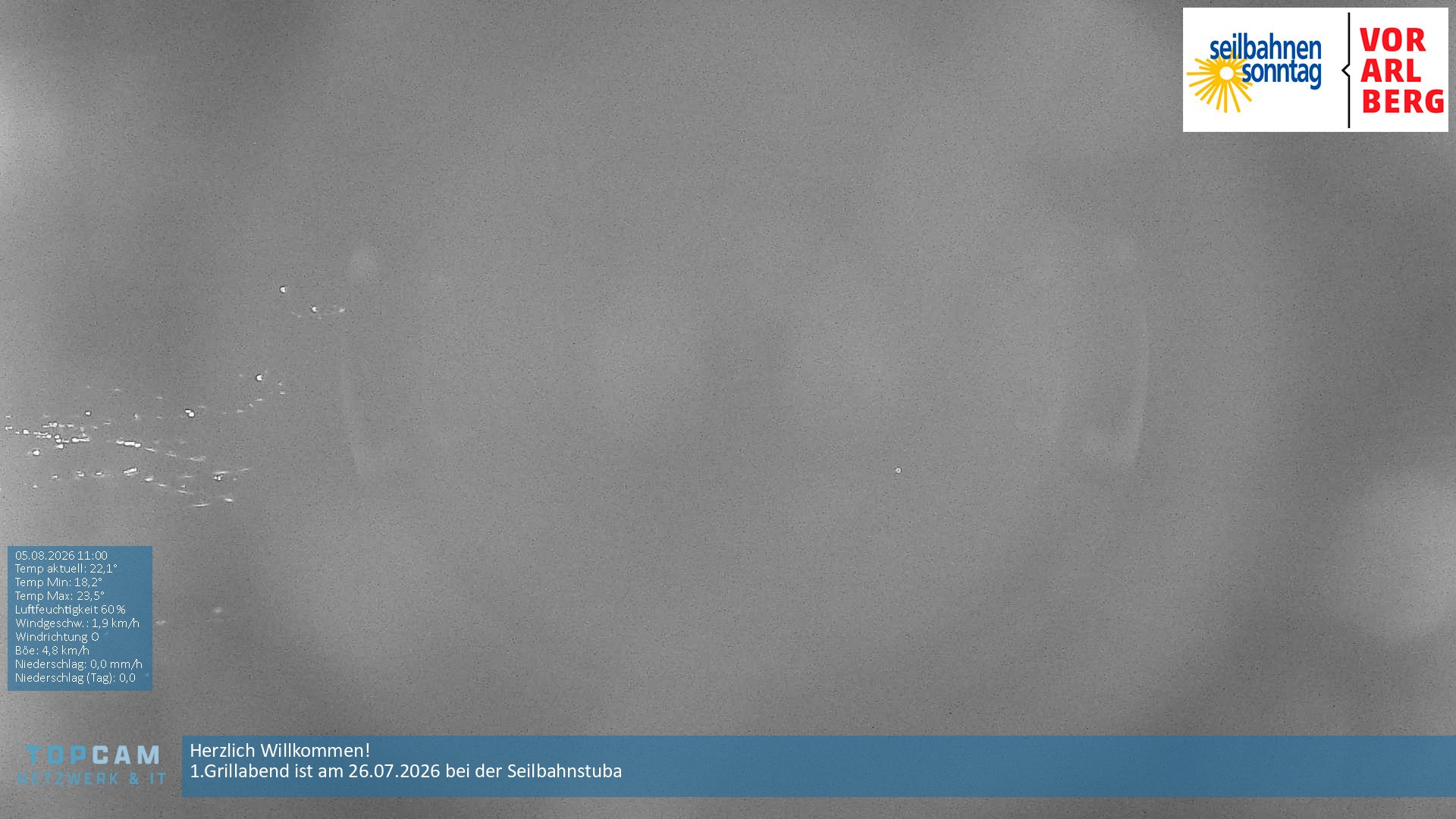 Archiv Foto Webcam Bergstation Pendelbahn in Sonntag