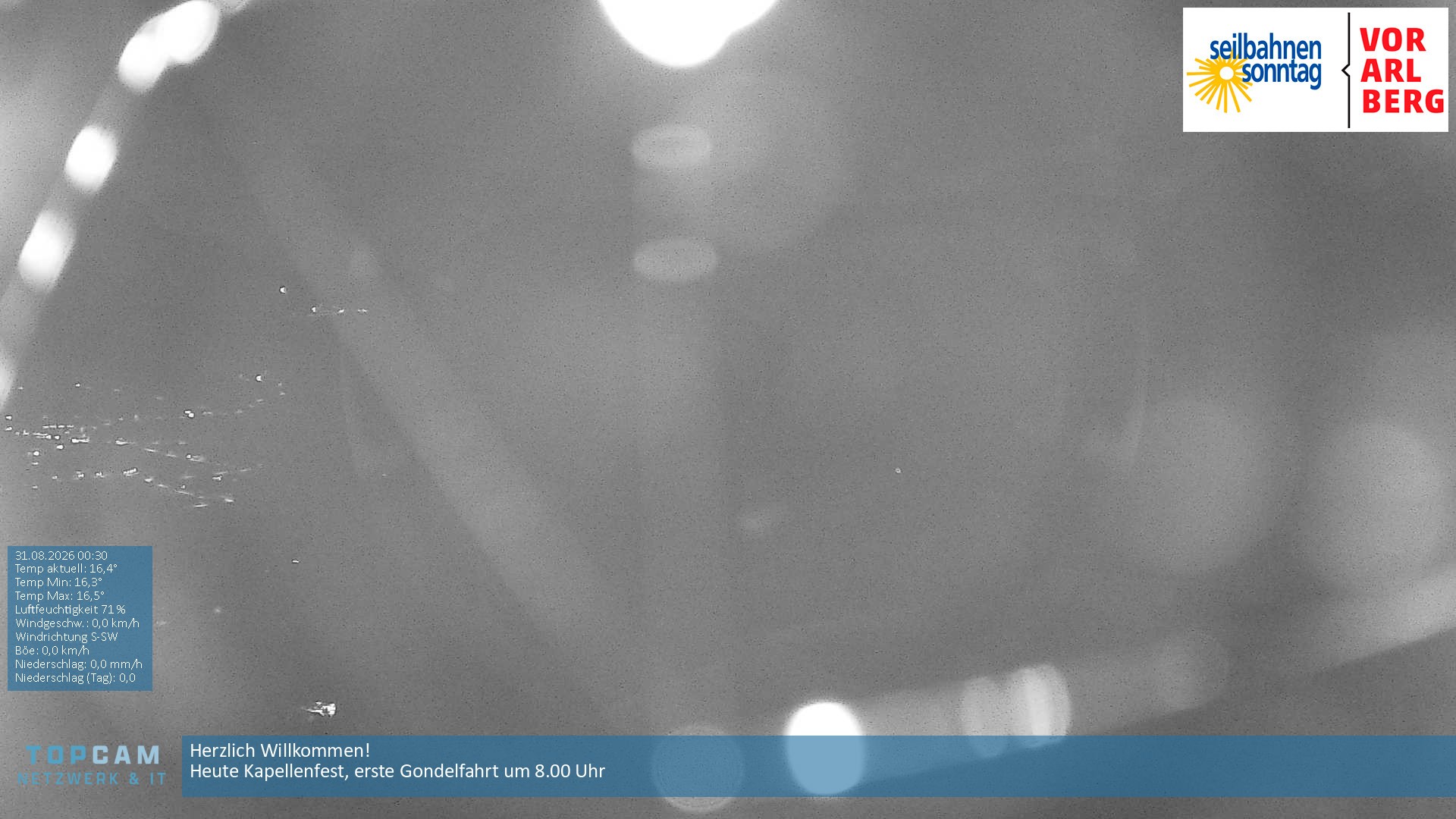Archiv Foto Webcam Bergstation Pendelbahn in Sonntag