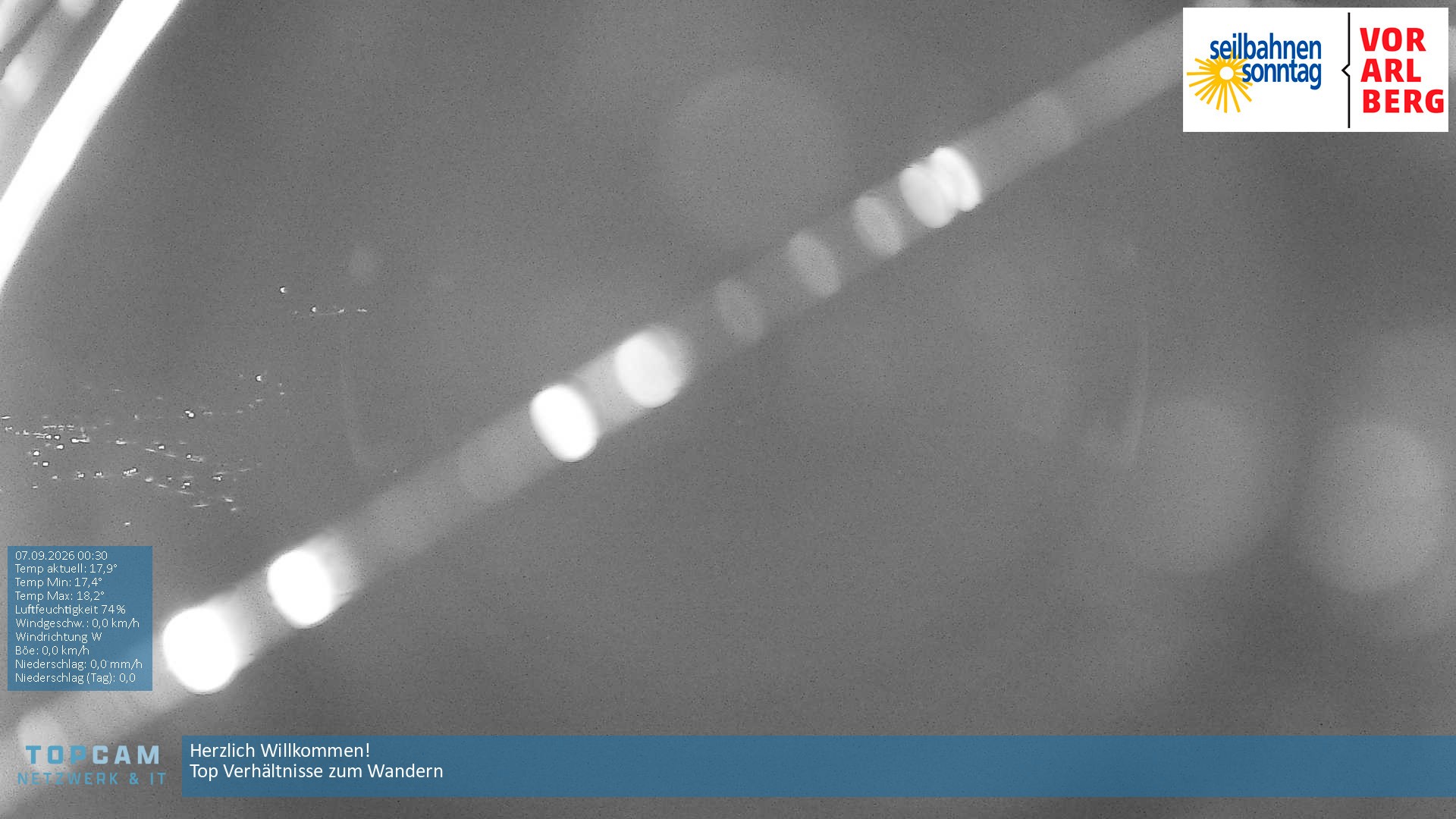 Archiv Foto Webcam Bergstation Pendelbahn in Sonntag