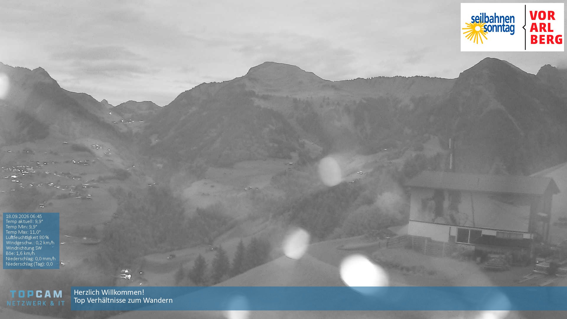 Archiv Foto Webcam Bergstation Pendelbahn in Sonntag