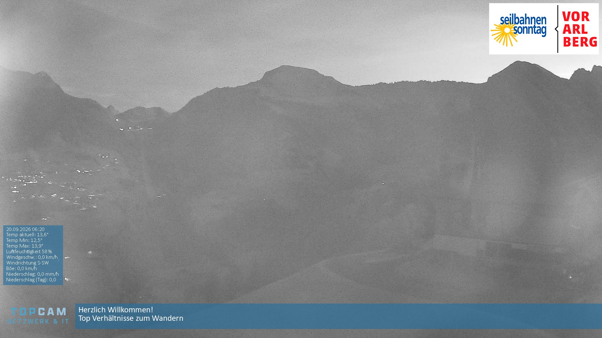 Archiv Foto Webcam Bergstation Pendelbahn in Sonntag