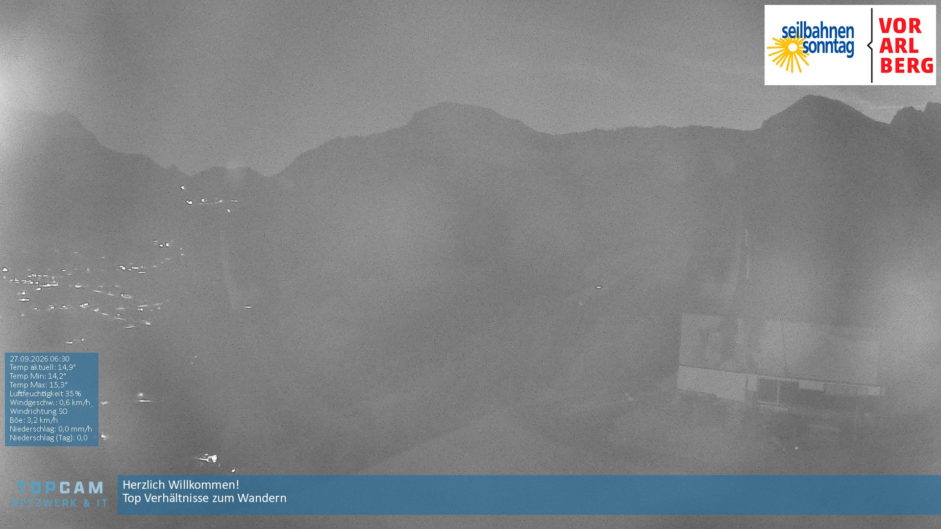 Archiv Foto Webcam Bergstation Pendelbahn in Sonntag