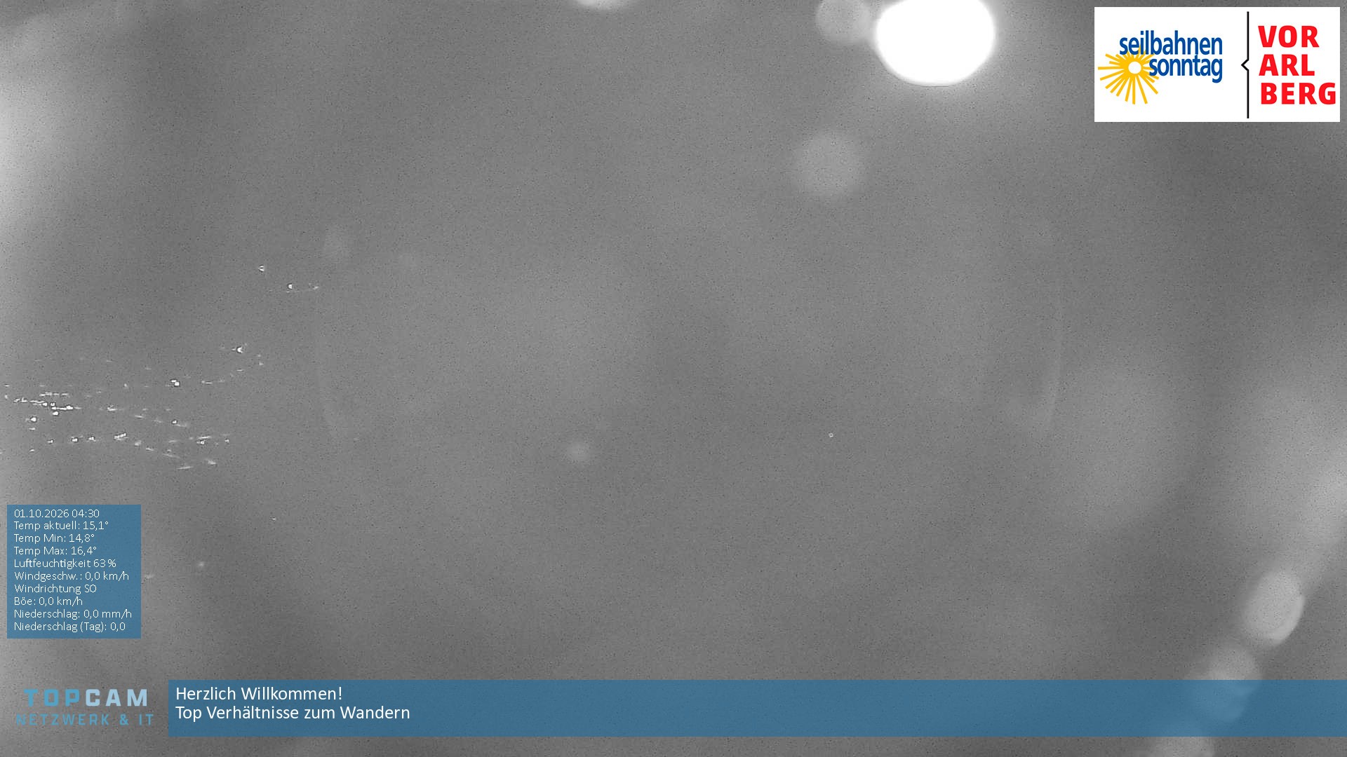 Archiv Foto Webcam Bergstation Pendelbahn in Sonntag