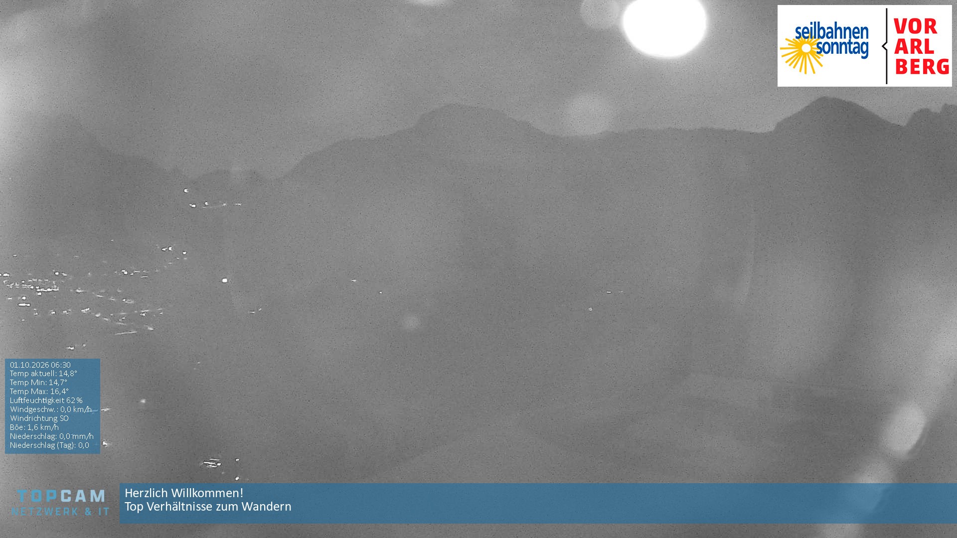 Archiv Foto Webcam Bergstation Pendelbahn in Sonntag