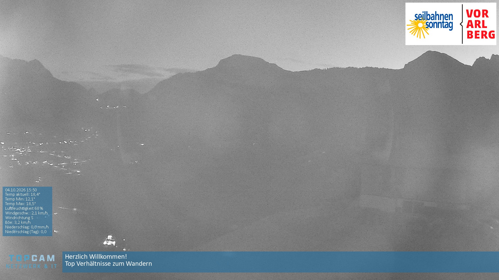 Archiv Foto Webcam Bergstation Pendelbahn in Sonntag