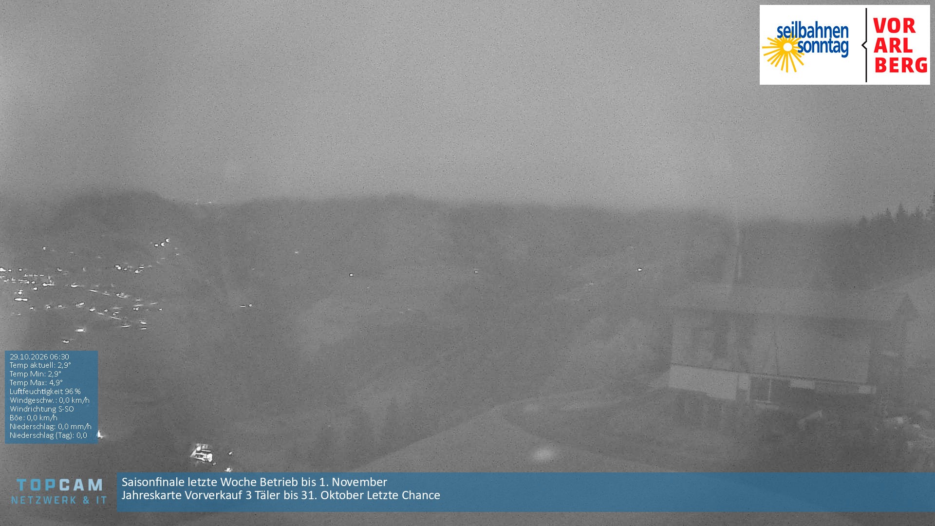Archiv Foto Webcam Bergstation Pendelbahn in Sonntag