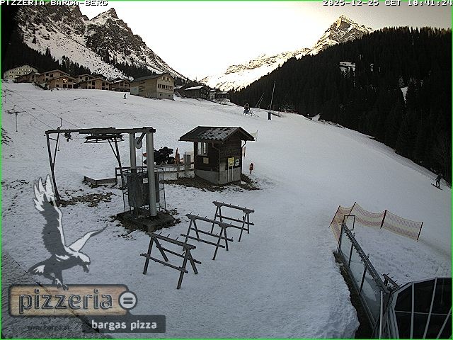 Archiv Foto Webcam Pizzeria Barga in Gargellen, Vorarlberg