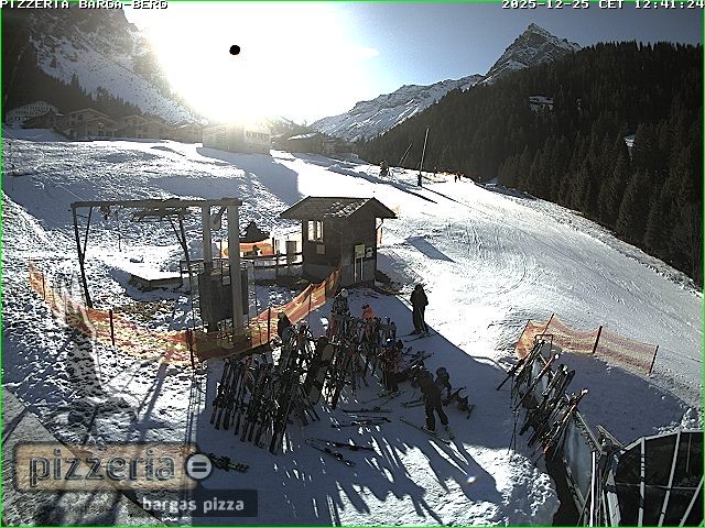 Archiv Foto Webcam Pizzeria Barga in Gargellen, Vorarlberg