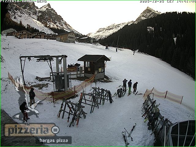Archiv Foto Webcam Pizzeria Barga in Gargellen, Vorarlberg
