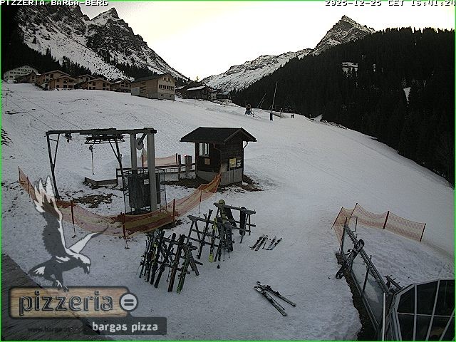 Archiv Foto Webcam Pizzeria Barga in Gargellen, Vorarlberg