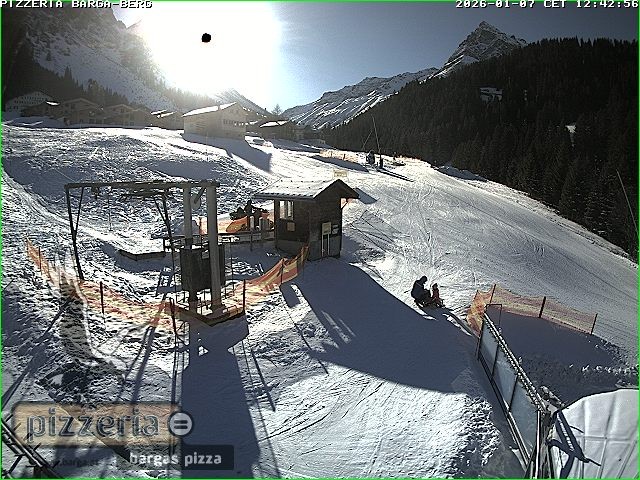 Archiv Foto Webcam Pizzeria Barga in Gargellen, Vorarlberg