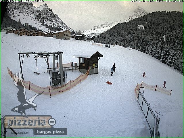 Archiv Foto Webcam Pizzeria Barga in Gargellen, Vorarlberg